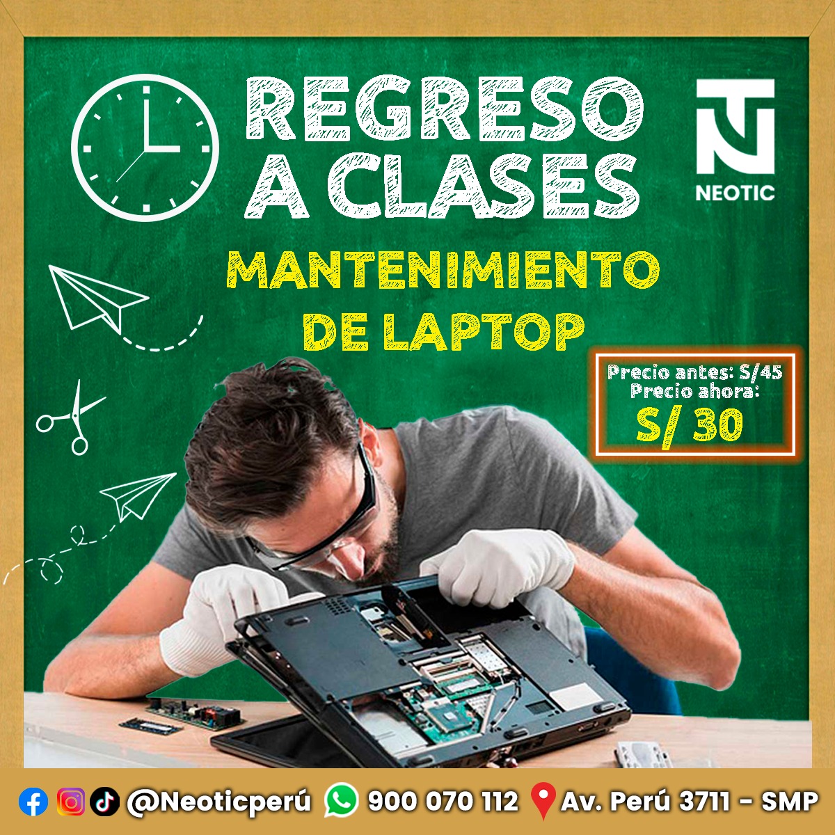 NeoTic - 📣¡¡ SÚPER PROMOCIÓN !! Mantenimiento para tu...