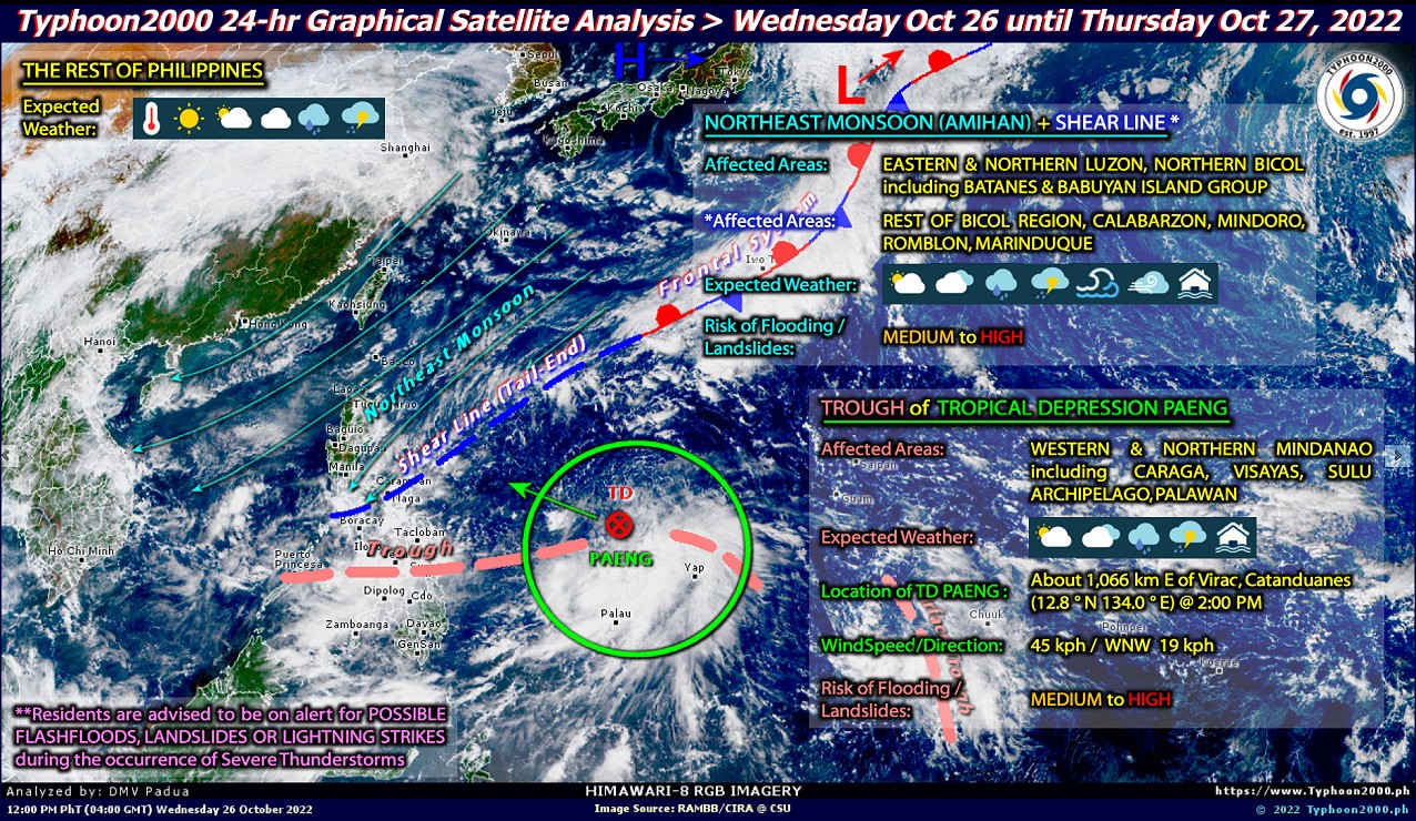 Mike - T2K 24-hr GraphSat Analysis for Oct 26-27, 2022 (Wed-Thu): (1 ...