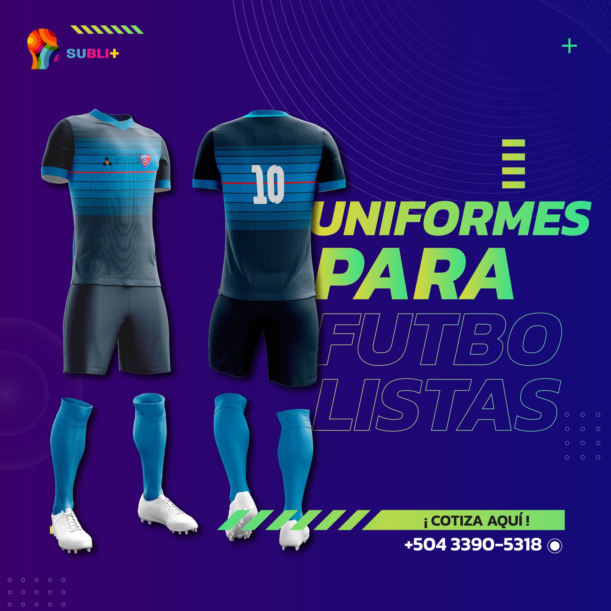 Subli - ¡Uniformes de Fútbol! - Diseños Originales 100% sublimados ...