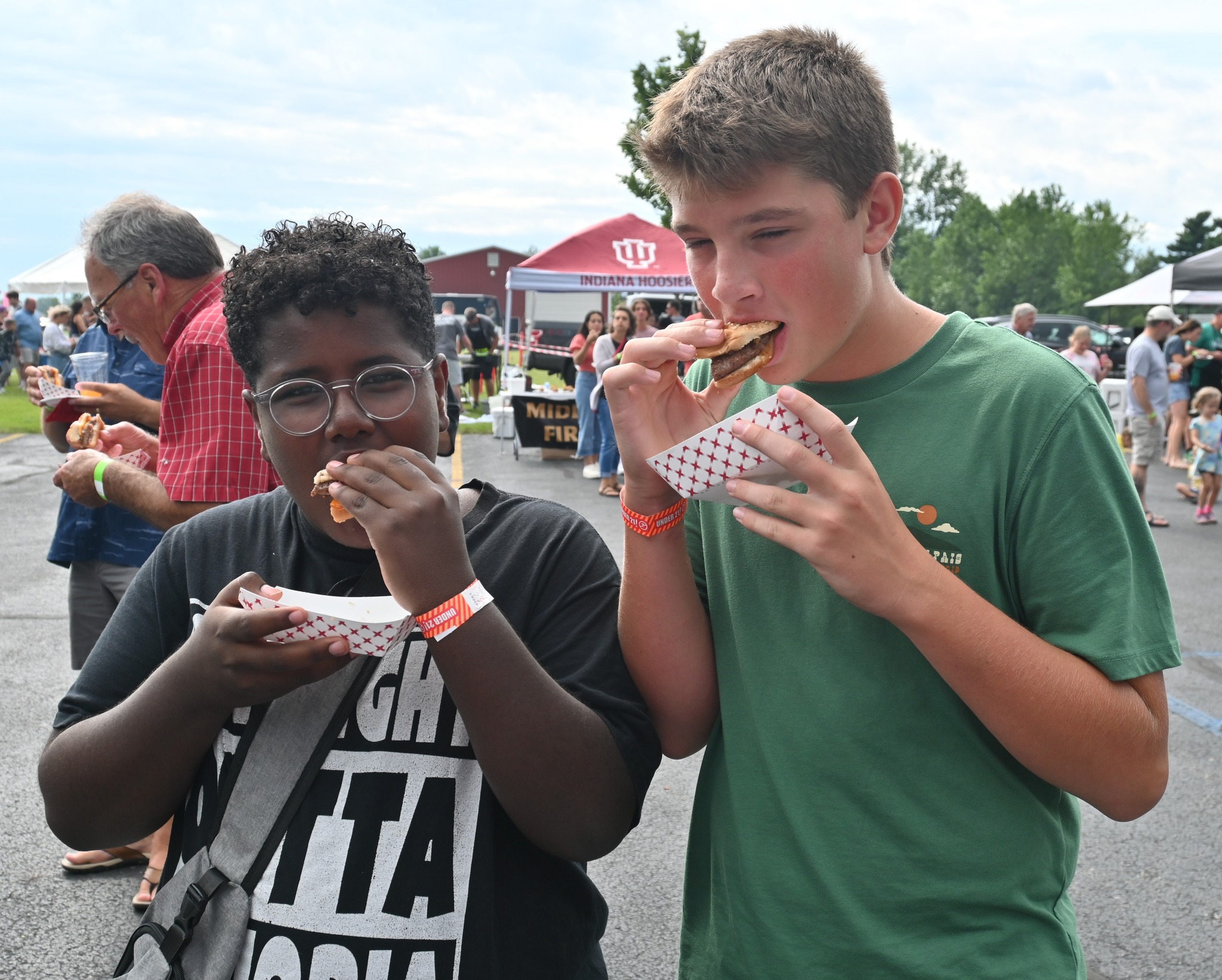 The burgers are... - Boys & Girls Clubs of Elkhart County