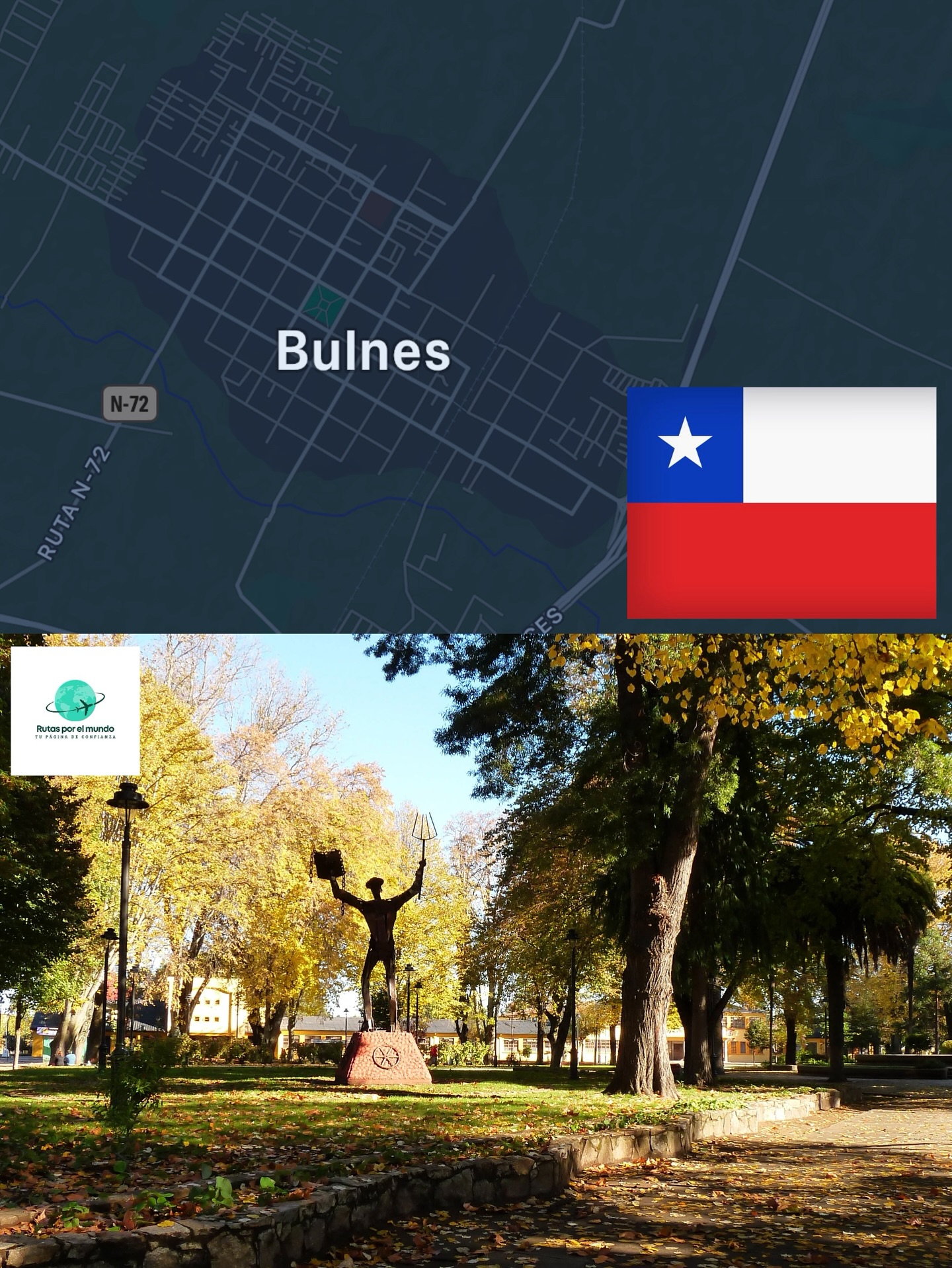 Rutas - 🇨🇱 Bulnes es una ciudad y comuna ubicada en la provincia de ...