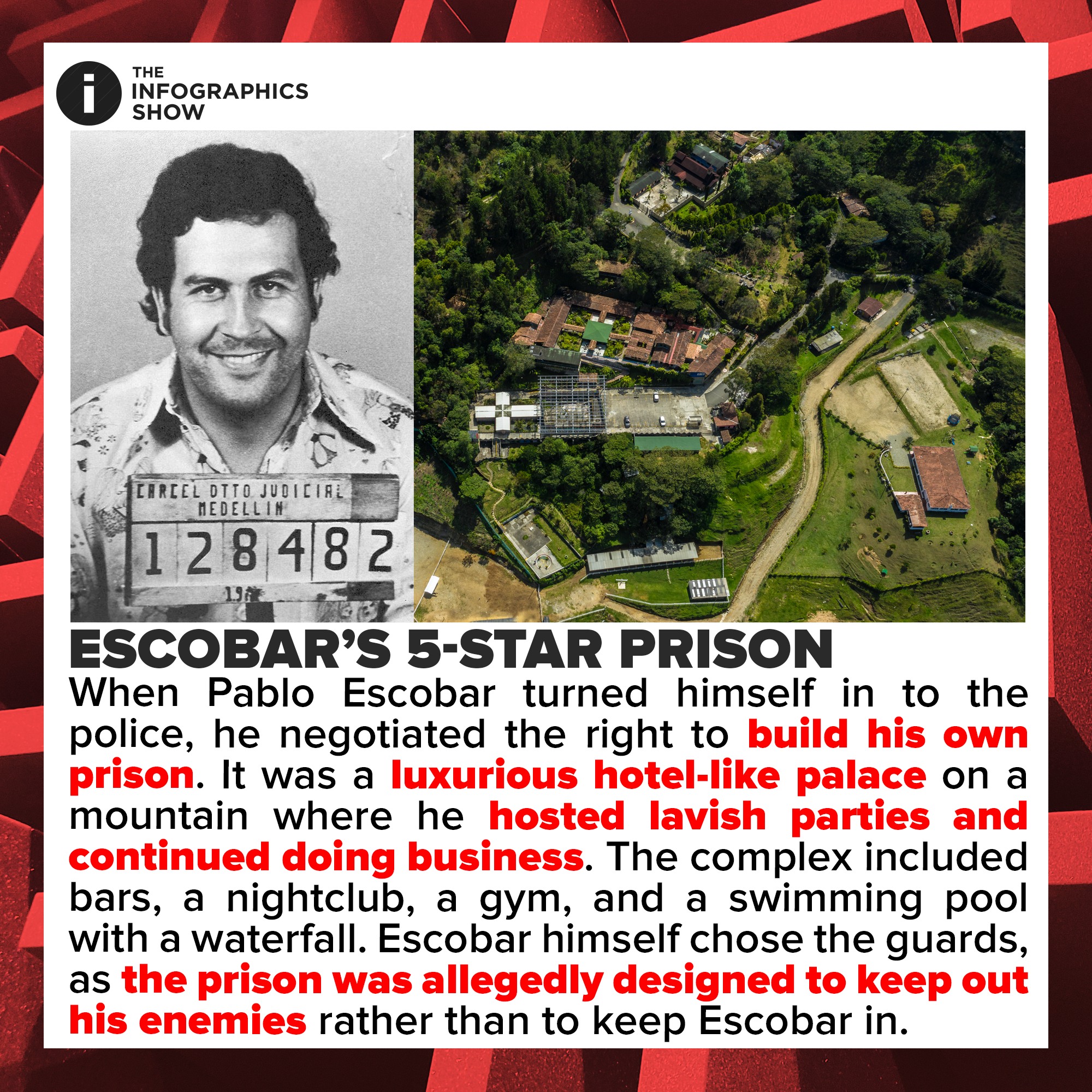 During his time at this prison,... - The Infographics Show | Facebook