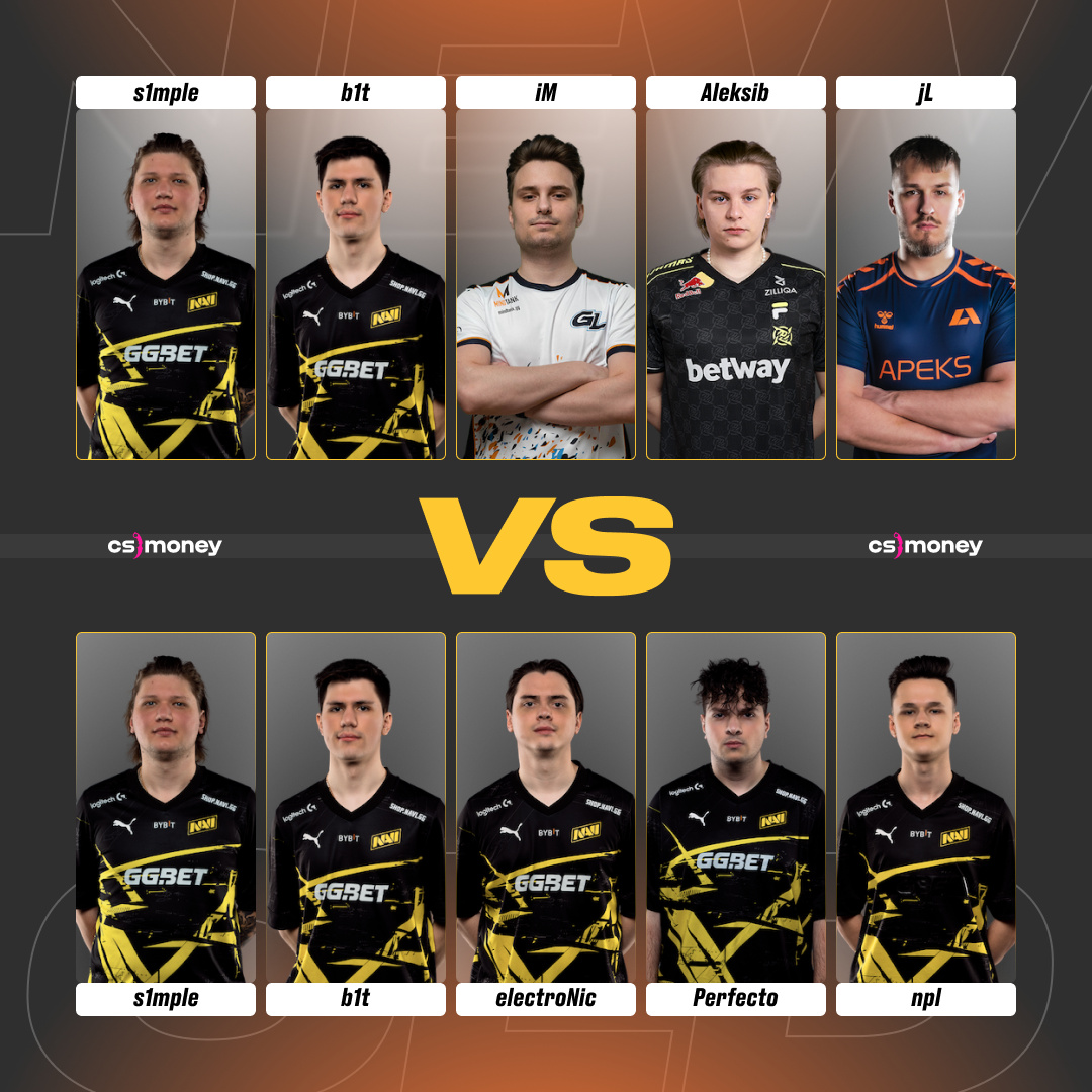 Cs.money - Which NAVI roster is better and why? 🤔 | Facebook