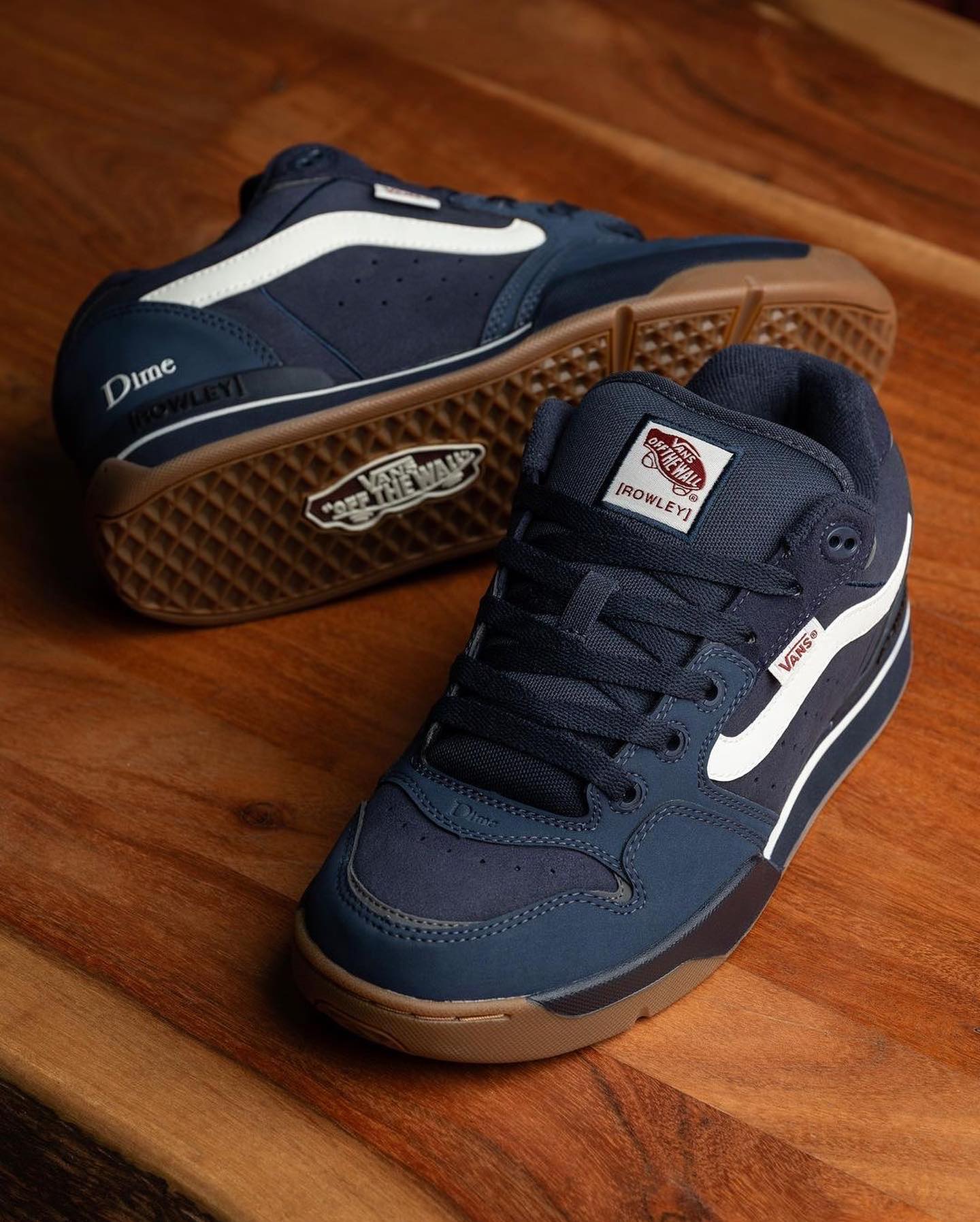 The Vans x Dime Rowley XLT is here, get yours at select skate shops.