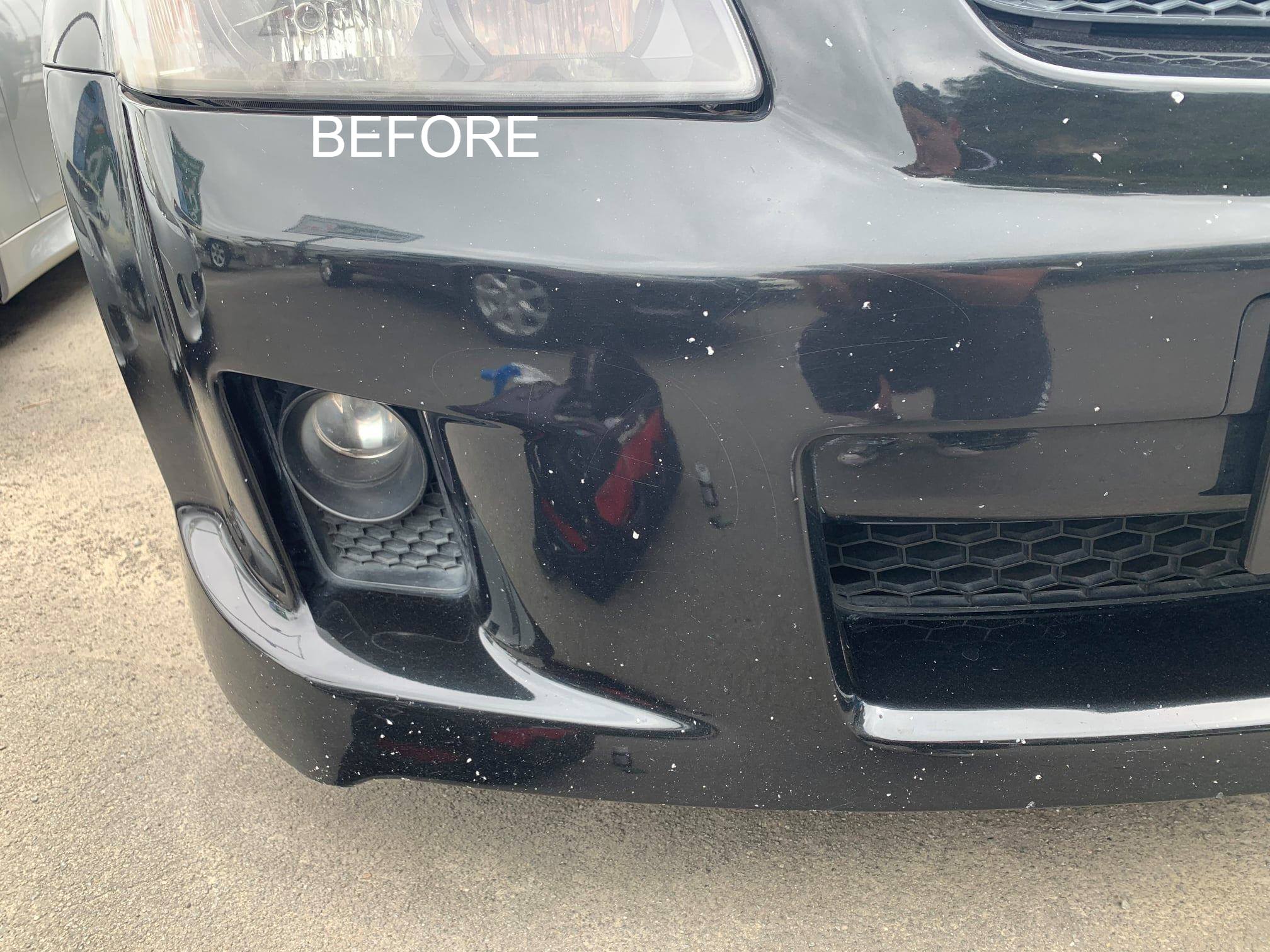 Dr ColorChip NZ - Road Rash on Bumper before and after