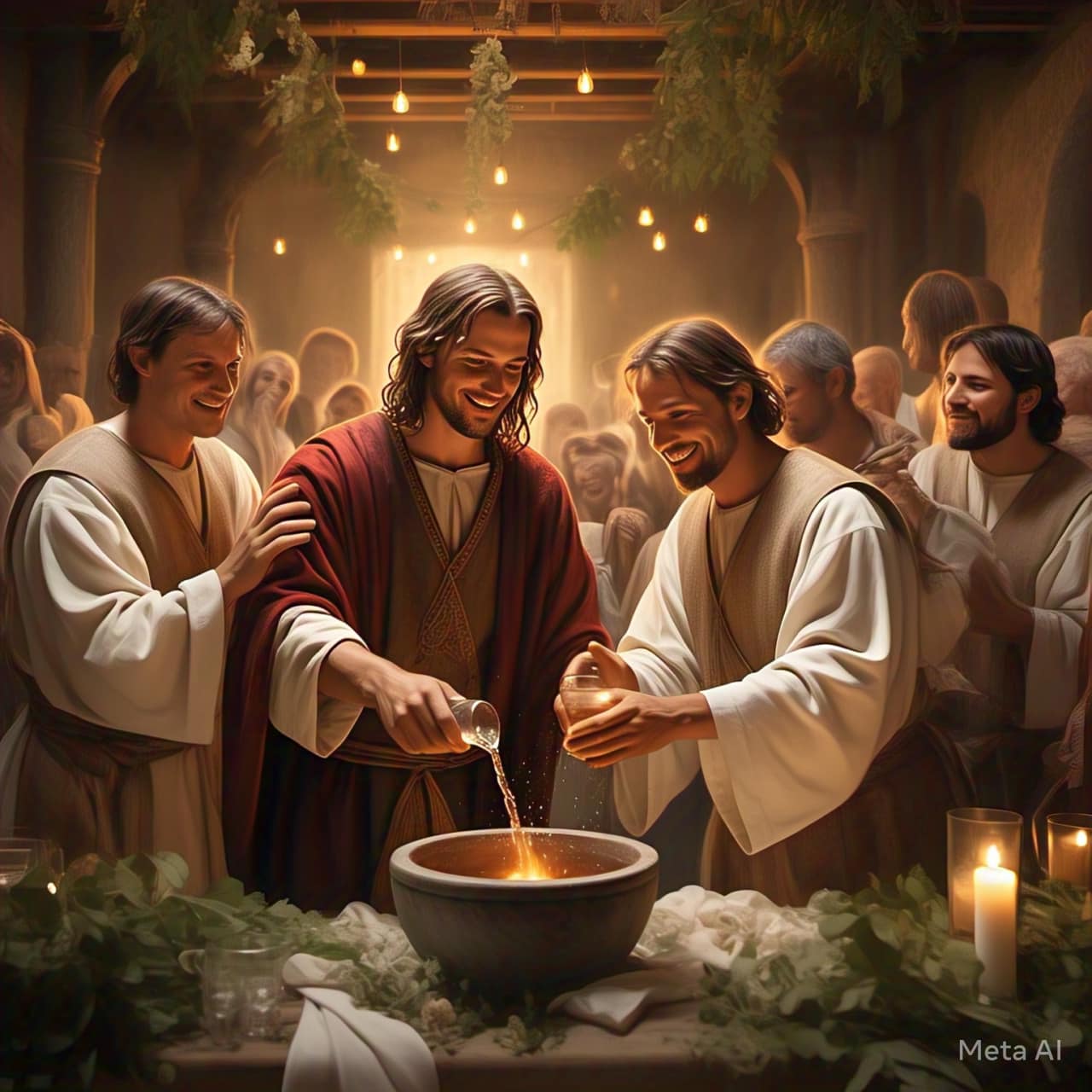 Langdon - Day 7 lent verse John 2:1-11 On the third day a wedding took ...