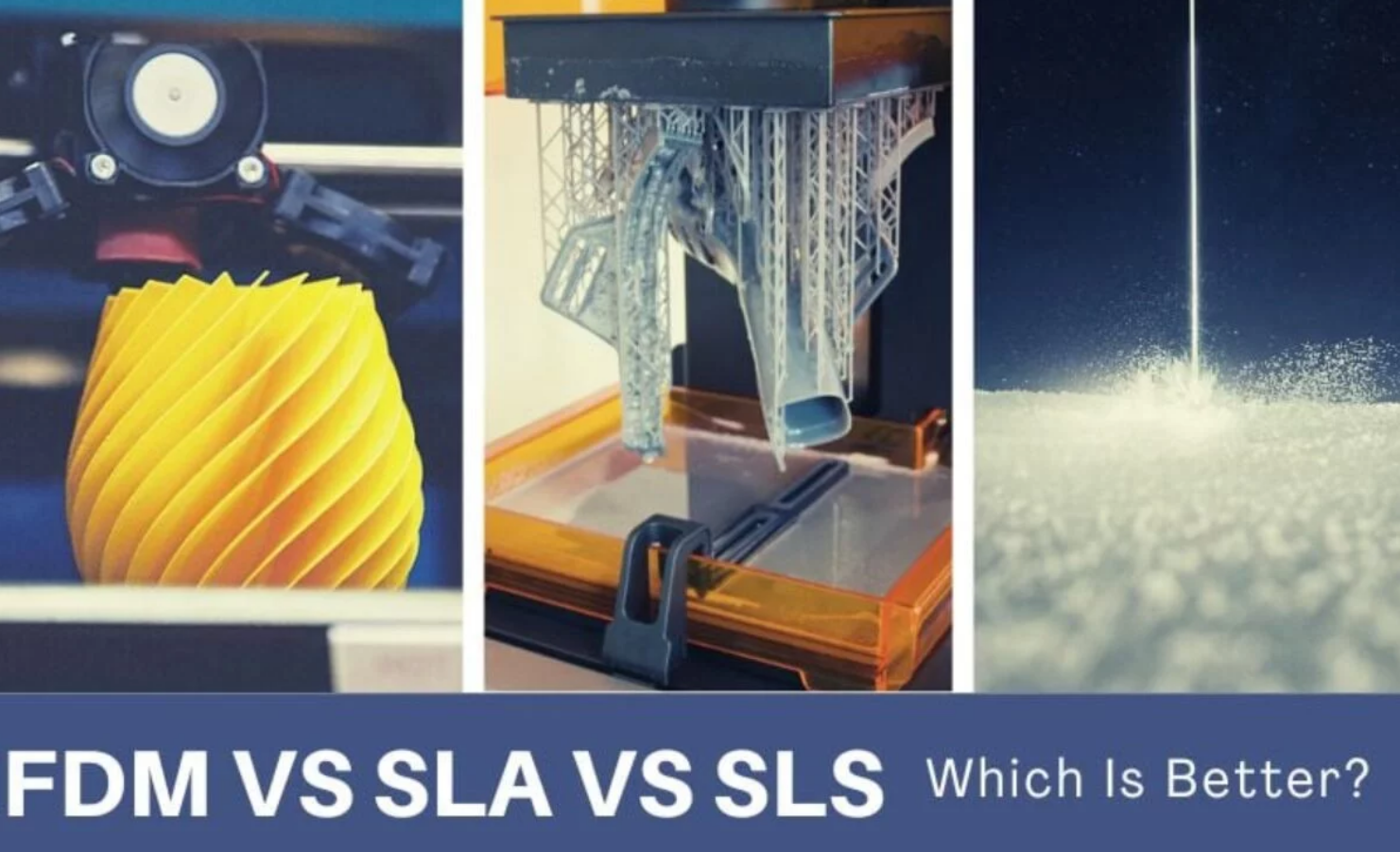 Plastic 3D Printing FDM SLA SLS Process | Facebook