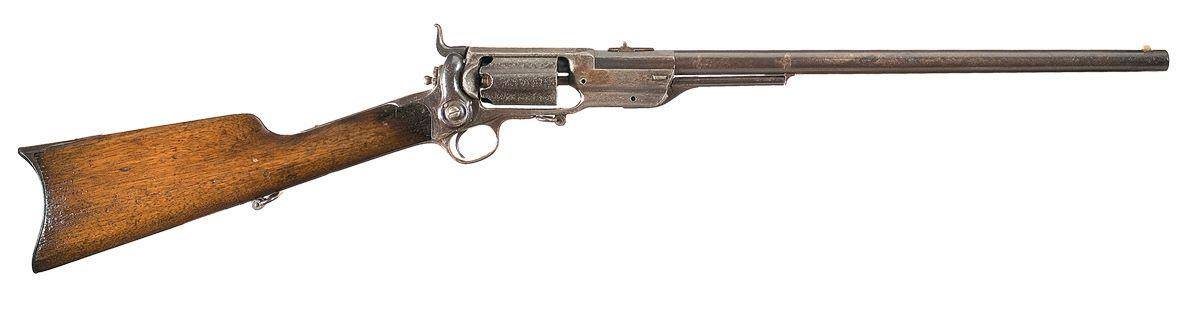 Colt M1855 Root revolving rifle Designed by Elisha K. Root and