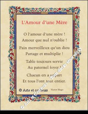 Rappelons Nous L Amour D Une Mere Poeme Enlumine De Victor Hugo Facebook