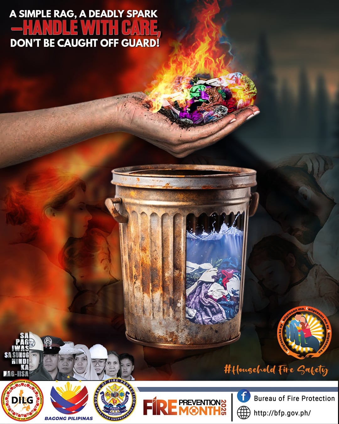 BFP - ‼️THURSDAY‼️ 20 March 2025 FIre Safety Tips... A simple rag, A ...