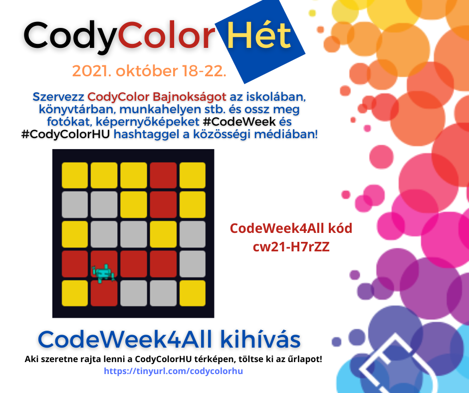 Csatlakozz a CodyColor Héthez... - EU Code Week Magyarország