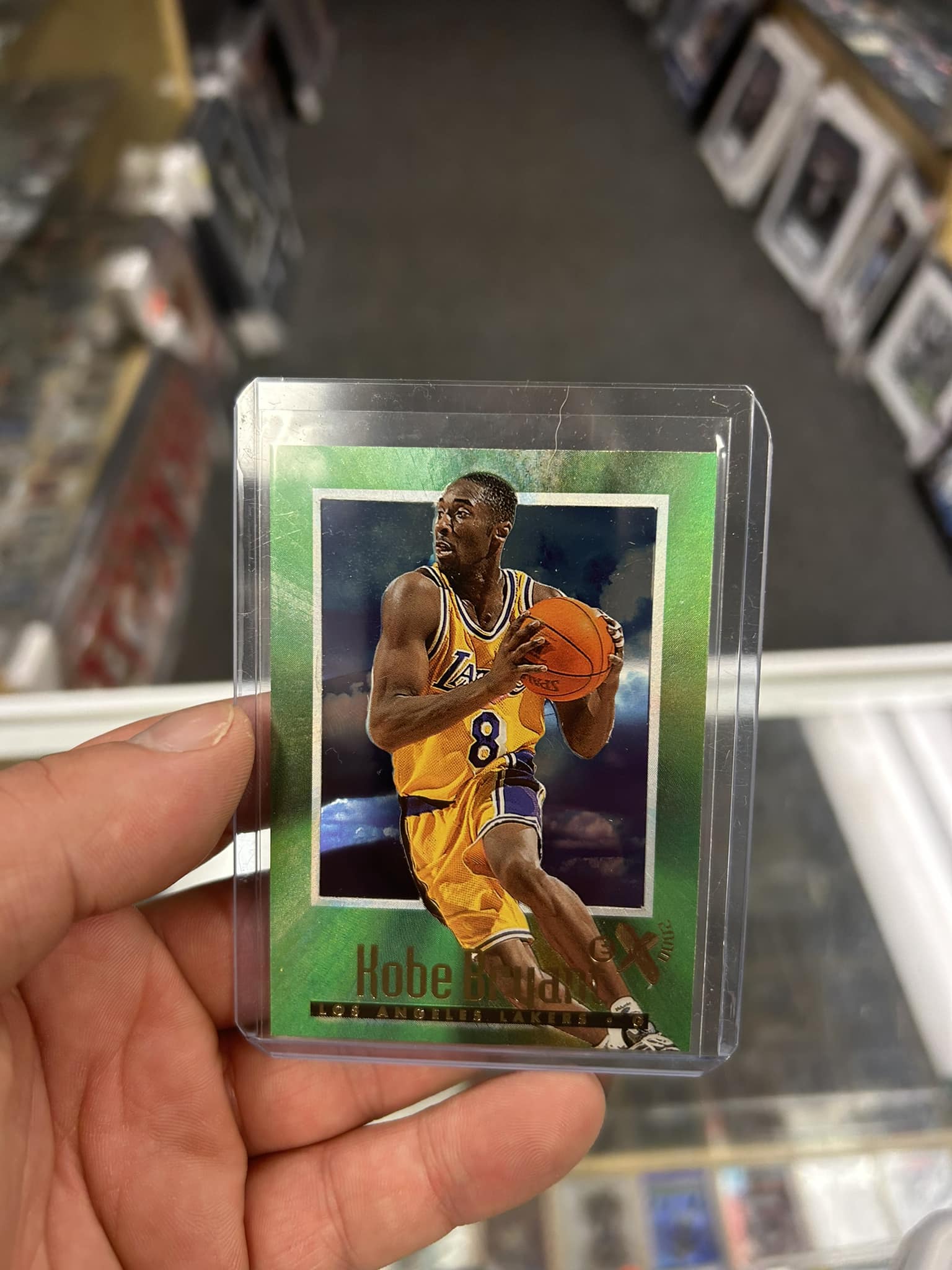 Kobe Bryant's rare 1996 Skybox Z-Force rookie card sold