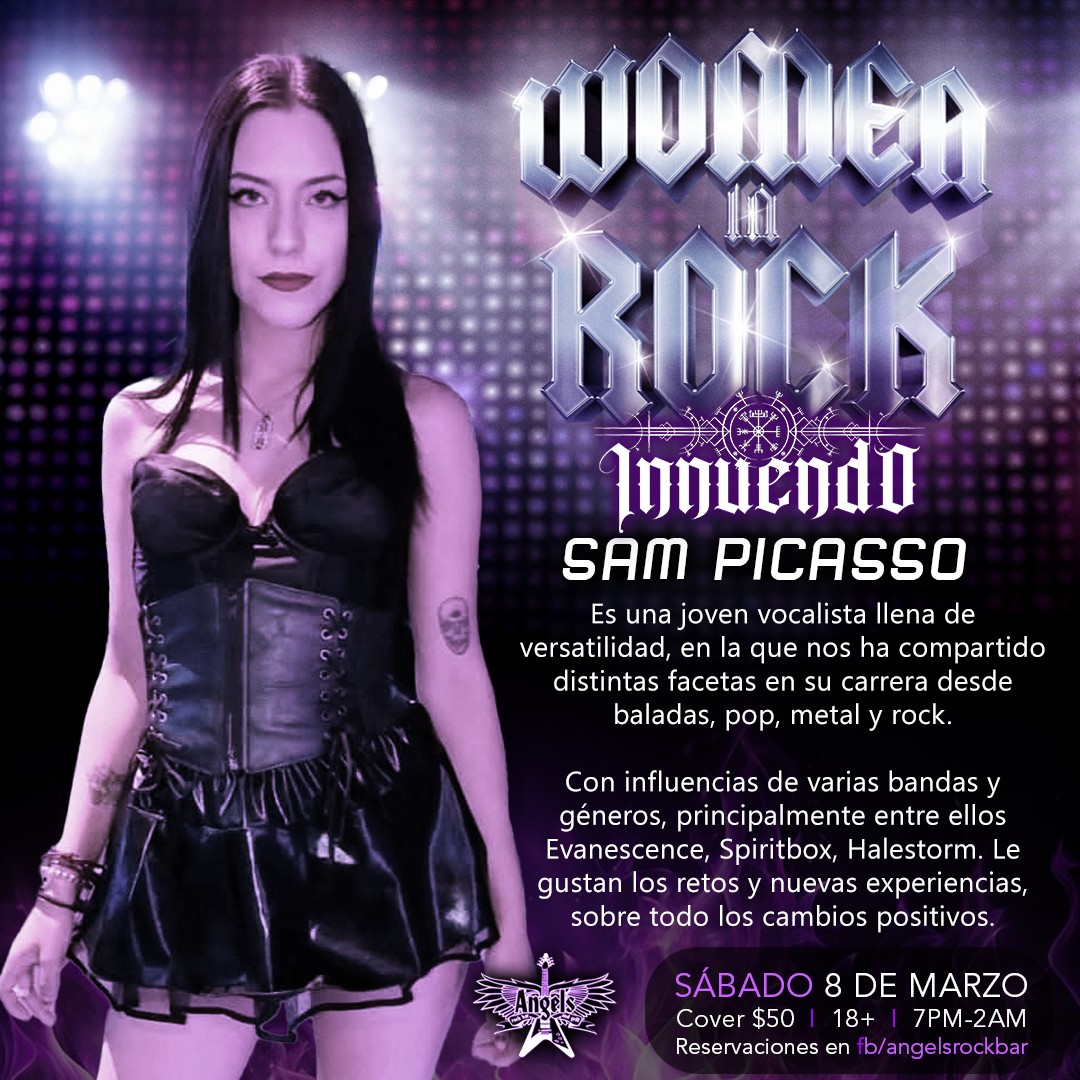 Innuendo - Sam Picasso - Invitada 8M :::Women in Rock::: 🤘ANGELS ...