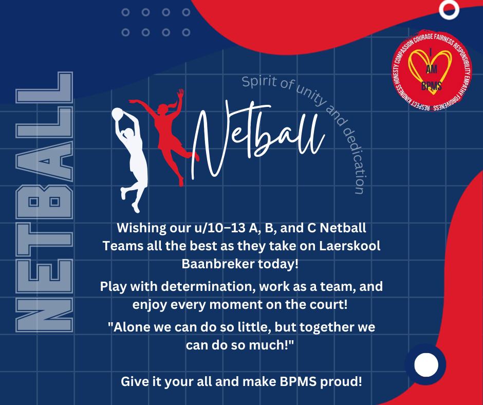 Bryanston - 🏐 Good Luck, BPMS Netball Stars! 💙💛 Wishing our u/10–13 A ...
