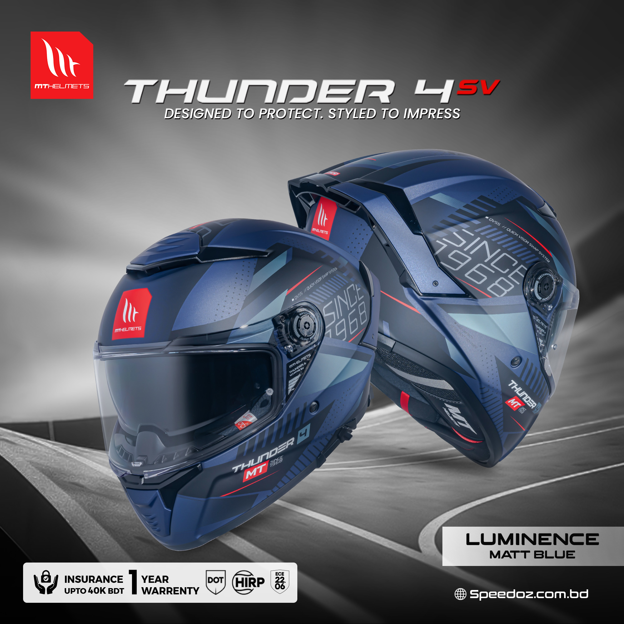 mt blue helmet Thunder 3 Pro Solid Gloss  ReiseMoto with new visor mechanisms for easy removal and perfect closure The worst helmet ever made||