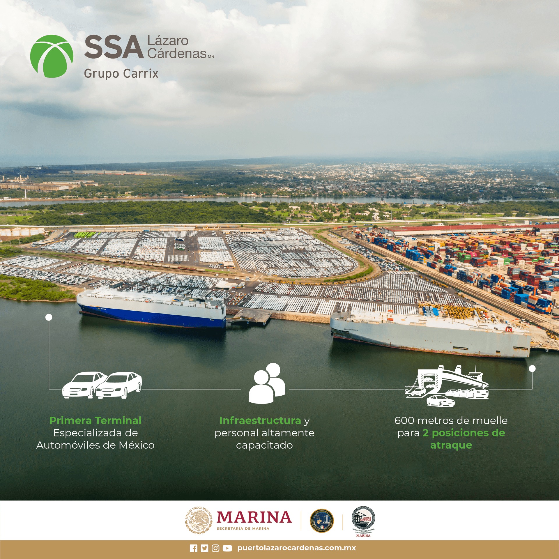 Ssa Lázaro Cárdenas es la Primera... - Puerto Lázaro Cárdenas