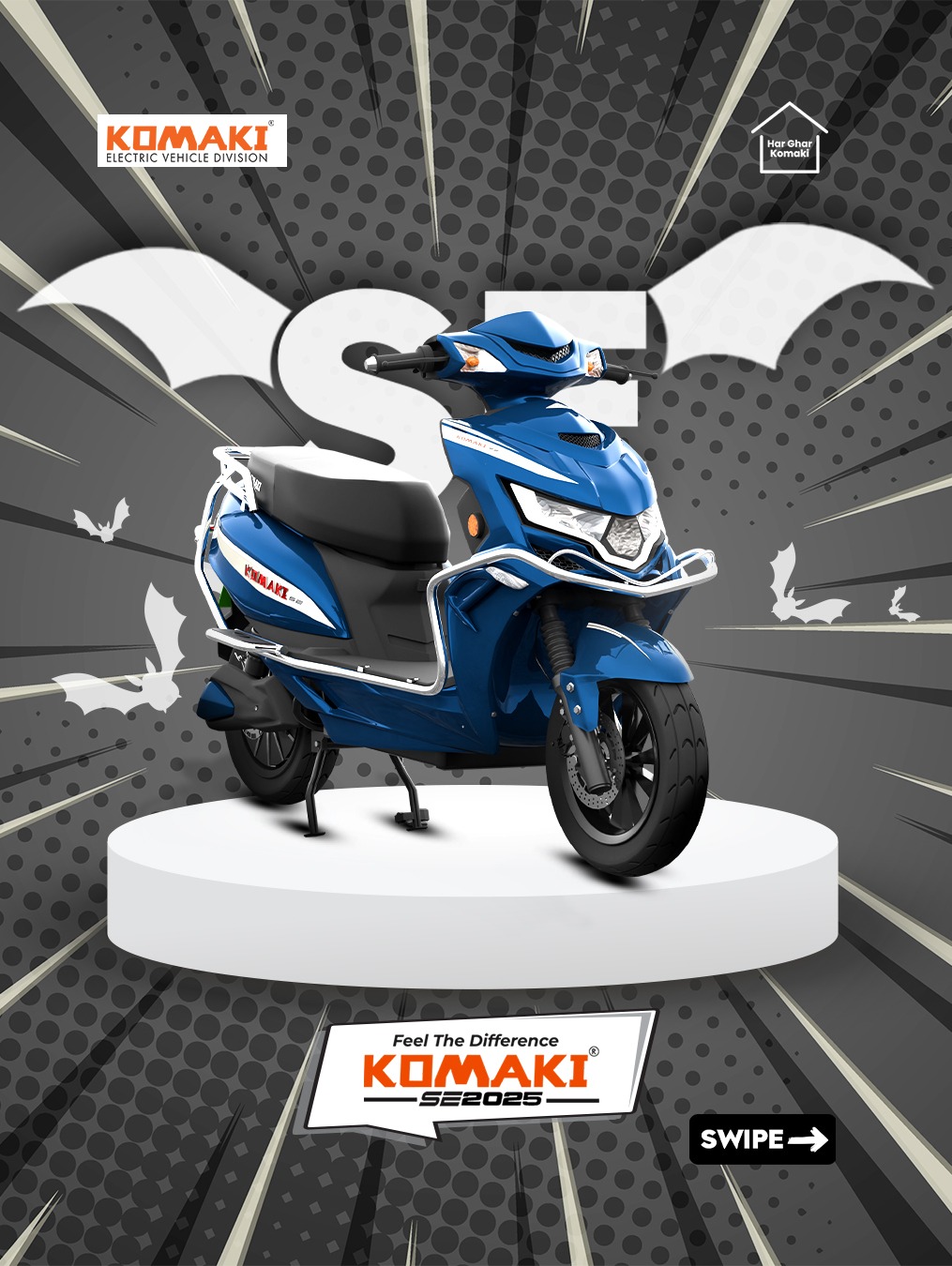 KOMAKI　６９，８４ Komaki Electric Scooter added a - Komaki Electric Scooter