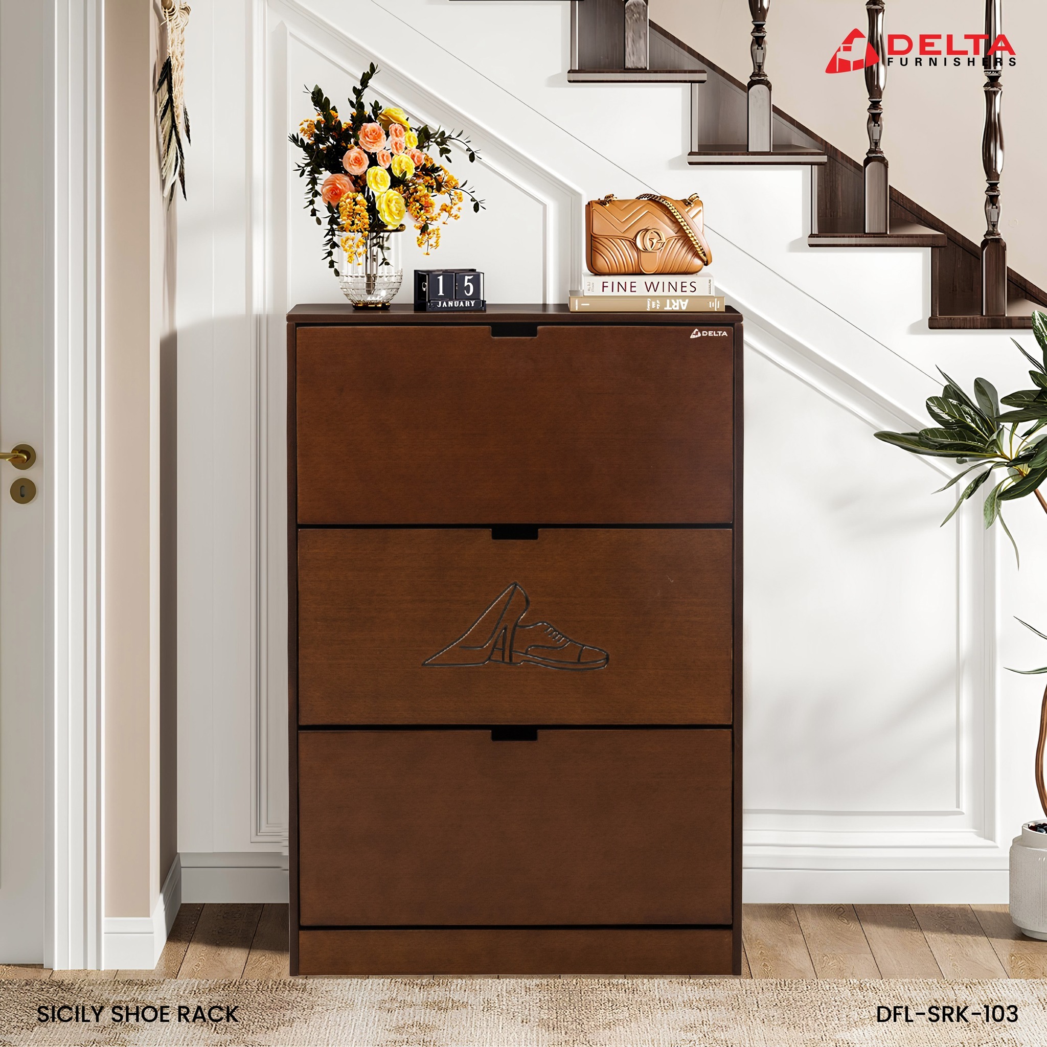 Delta - 𝗢𝗿𝗴𝗮𝗻𝗶𝘇𝗲 𝗶𝗻 𝗦𝘁𝘆𝗹𝗲 𝘄𝗶𝘁𝗵 𝘁𝗵𝗲 𝗦𝗶𝗰𝗶𝗹𝘆 𝗦𝗵𝗼𝗲 𝗥𝗮𝗰𝗸! Say goodbye to ...