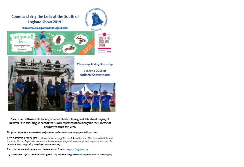The Diocese of Chichester... - Sussex Bellringers - SCACR