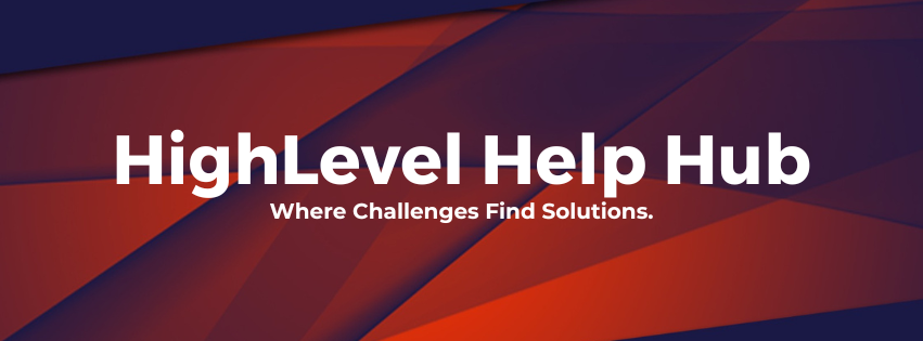 HighLevel Help Hub | Facebook