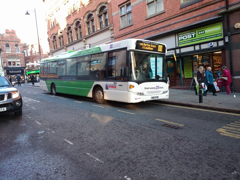 Nottingham City Transport Fleet News - 305 has now entered service. The ...