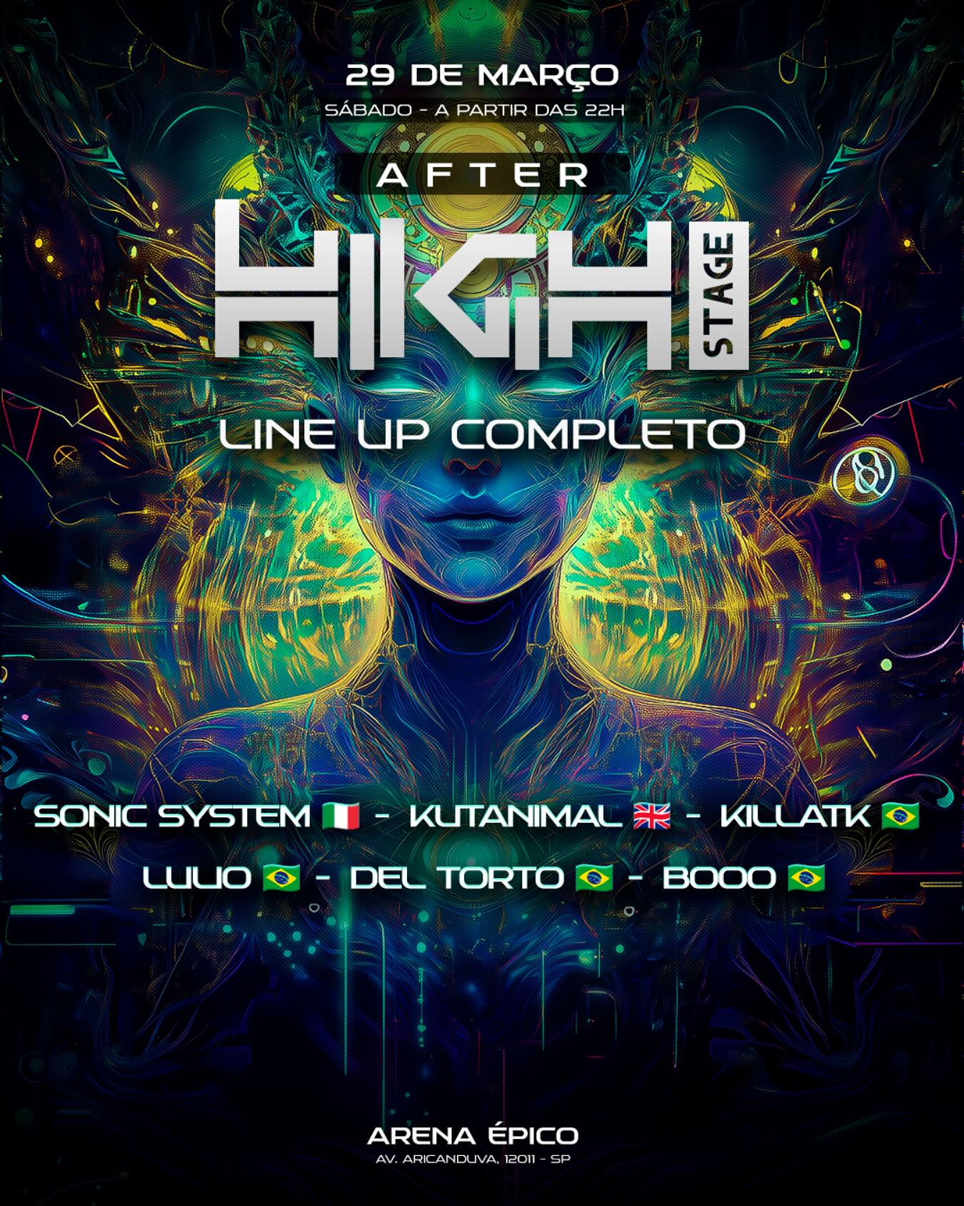 High - LINE-UP COMPLETO | AFTER HIGH STAGE 🔥 A High Stage – 5 Anos foi ...