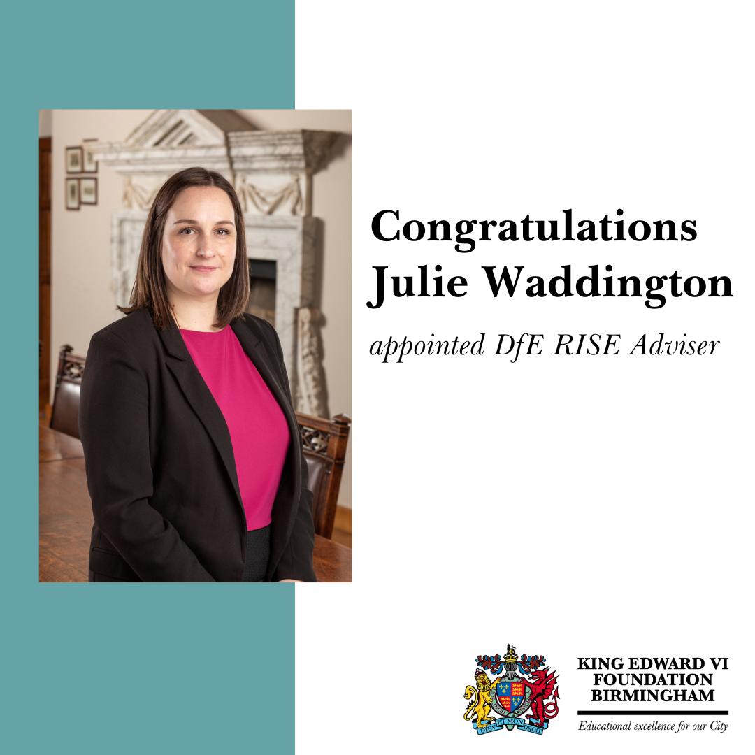King - 📢 King Edward VI Foundation’s Julie Waddington appointed as DfE ...
