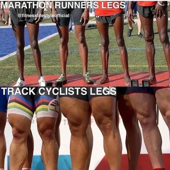 The Running - Here’s a side-by-side look at the leg development of two ...
