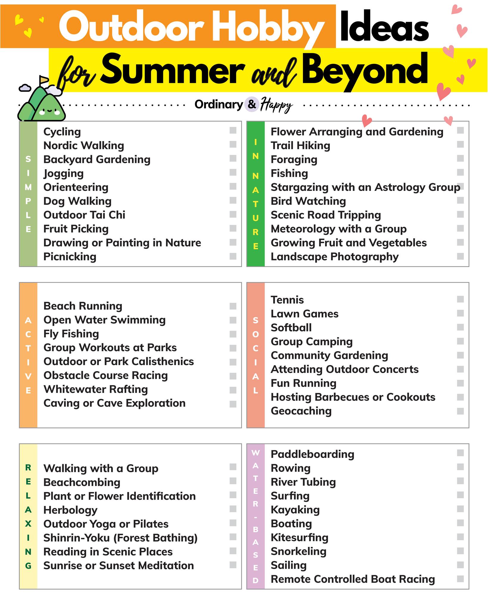 Ordinary - If you want to have some more outdoor time this summer, an ...