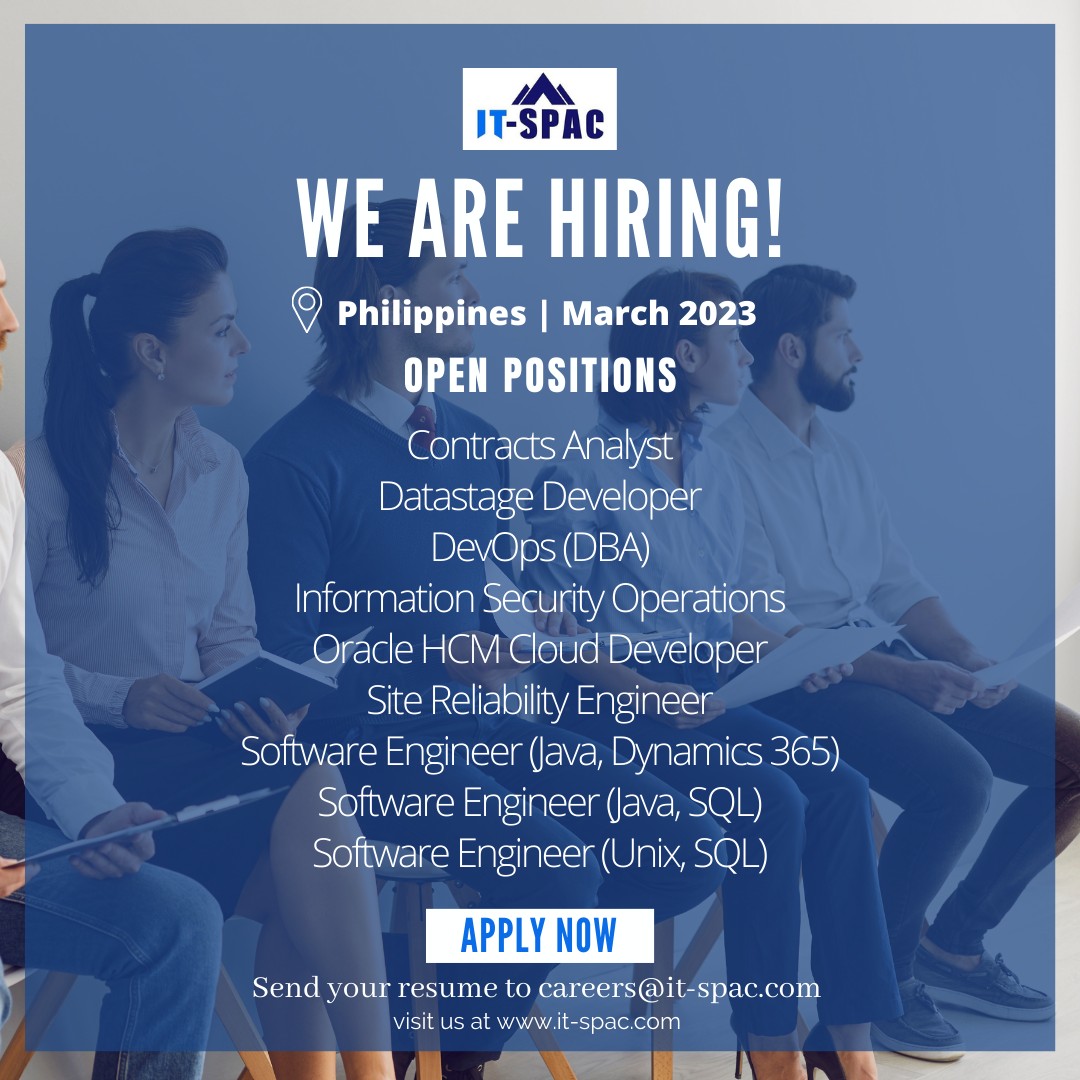 SPAC - Say No to Being Jobless, Start Work Today! We are looking for ...