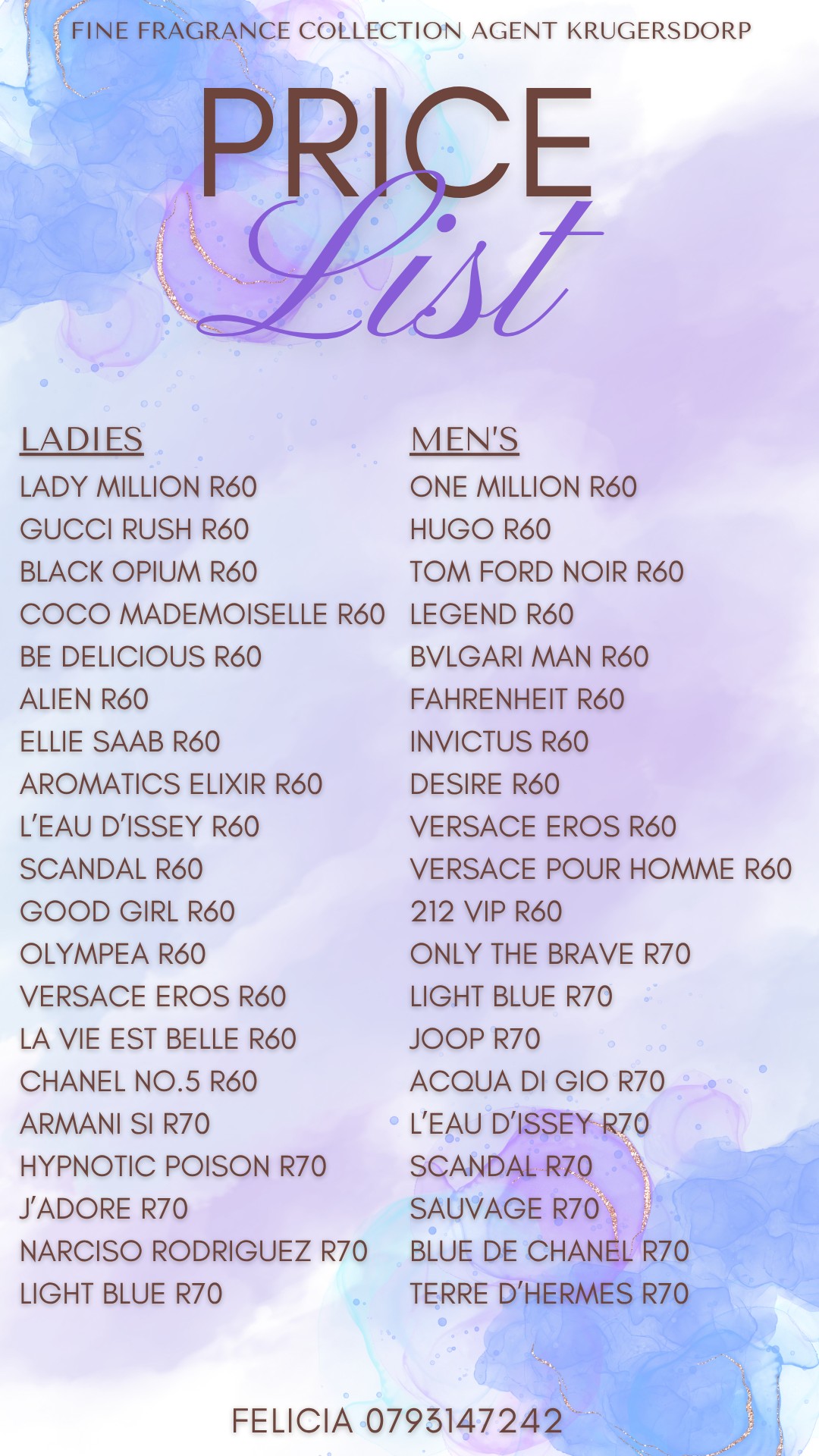 Fine Fragrance Collection Agent Krugersdorp | Krugersdorp