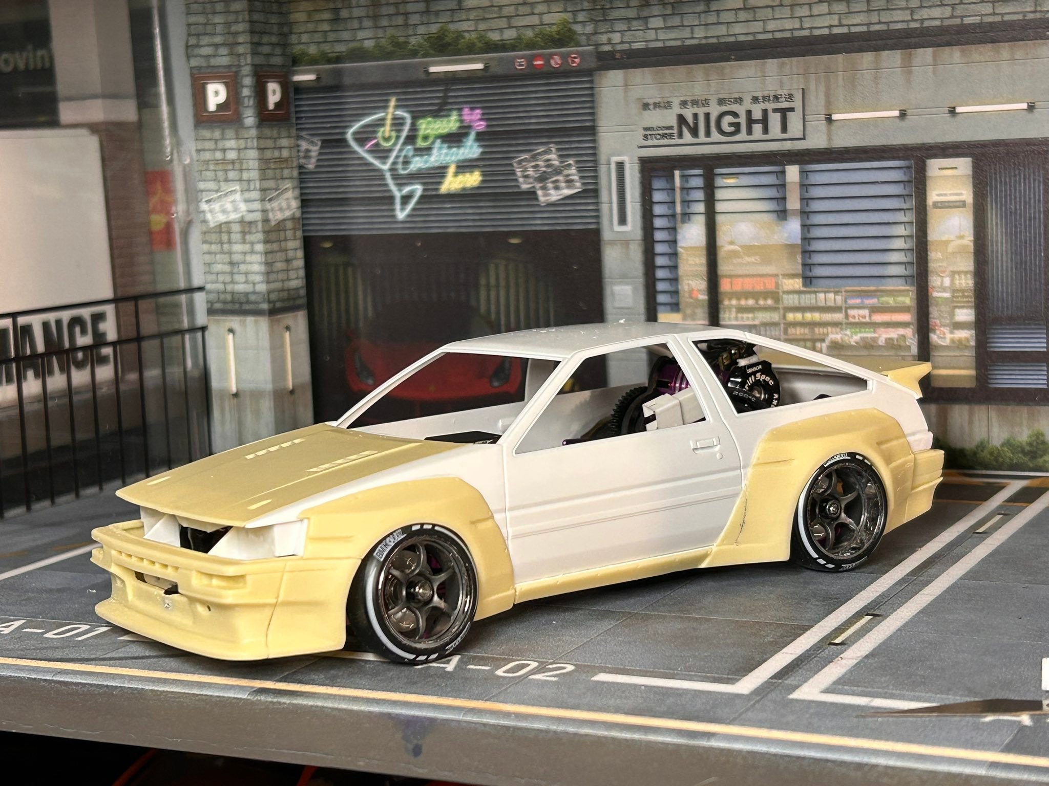Ae86 with Zoomon Pandem transkit