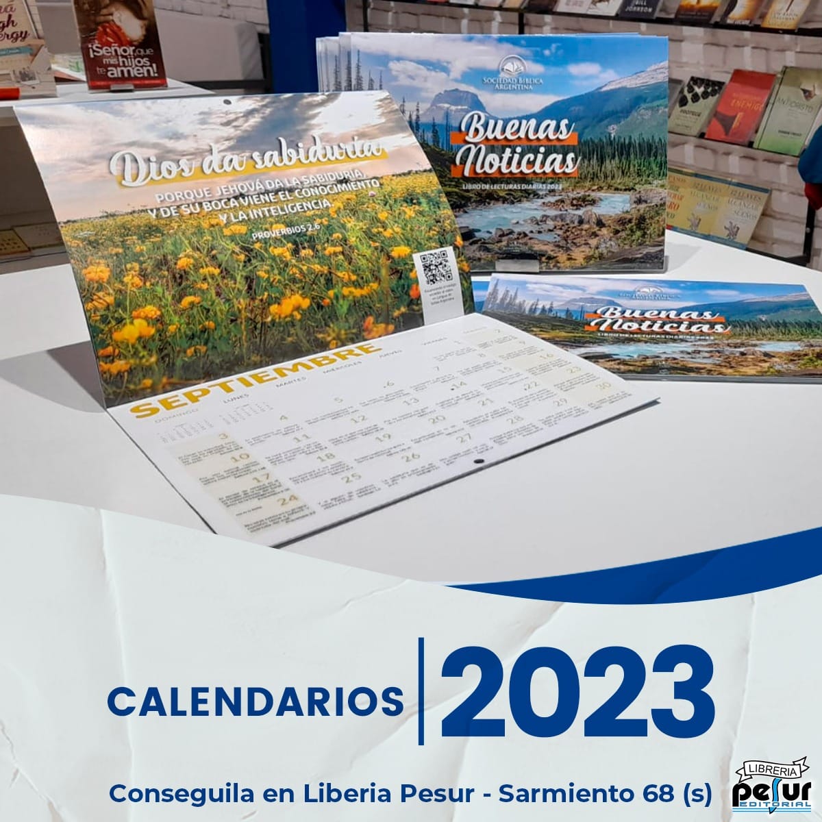 Librería Pesur - Calendario 2023, es el regalo ideal para...