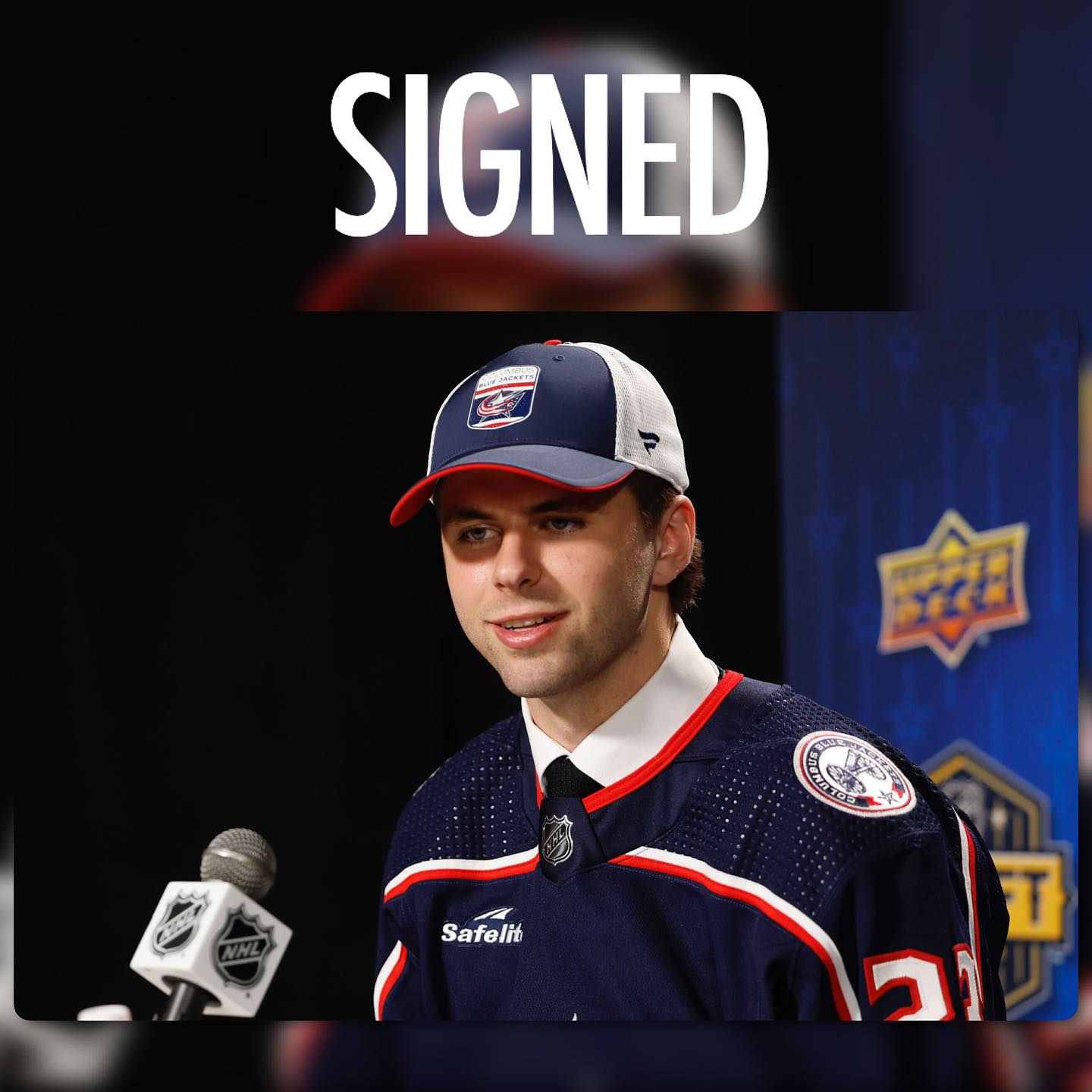 OFFICIAL: The #CBJ have signed D Samuel Knazko to a three-year