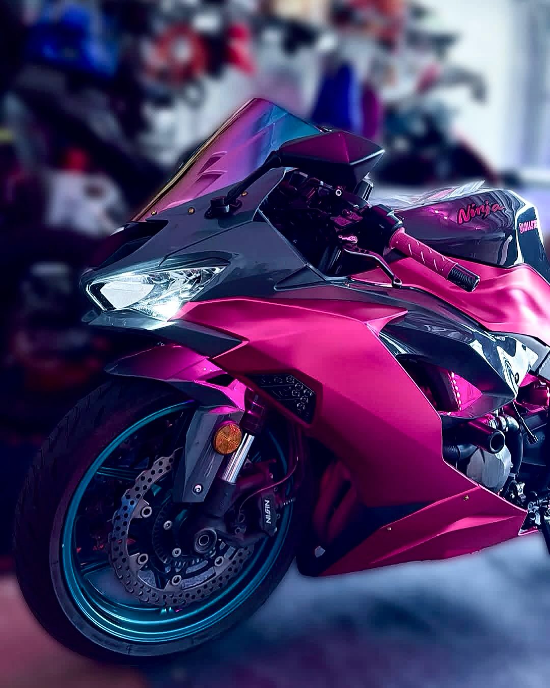 Gradient iridium windscreen, make your bike stand out. Click the