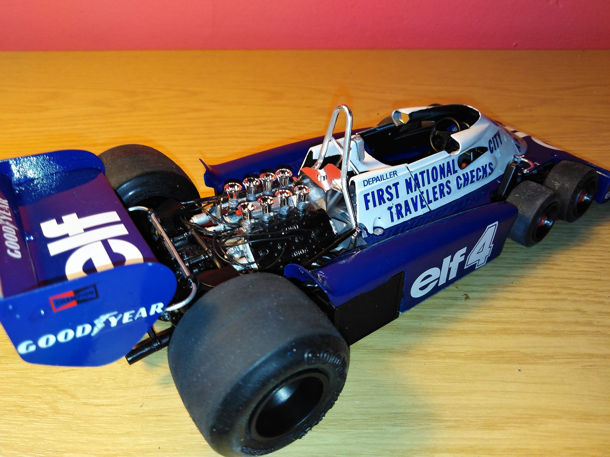 No. 410 Miniature Car 1/12 Tyrrell P34 GP Winner