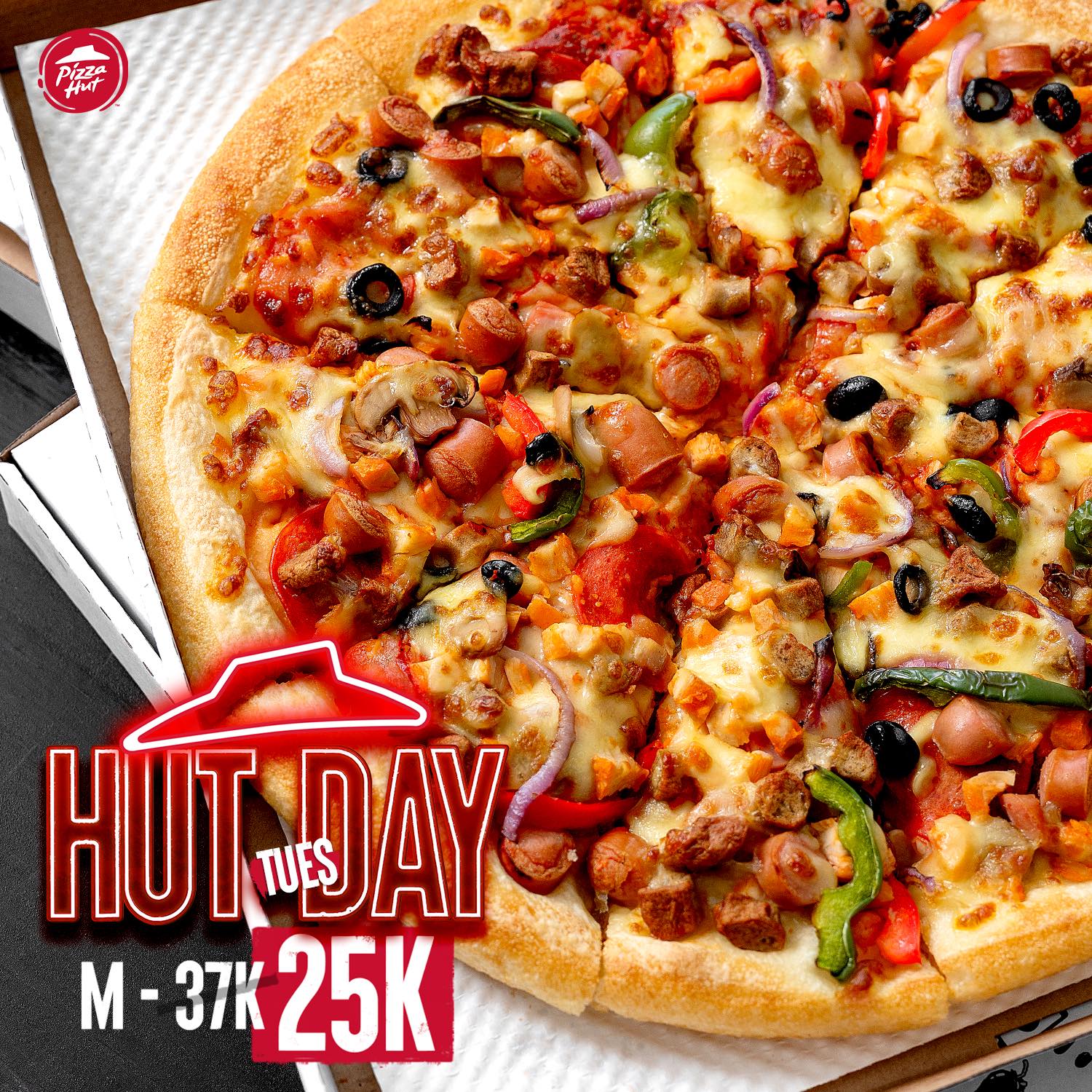 Pizza - Хүсэн хүлээдэг HUTDAY өдөр 🍕🫰 ☝️Мягмар гараг бүр дунд хэмжээтэй ...
