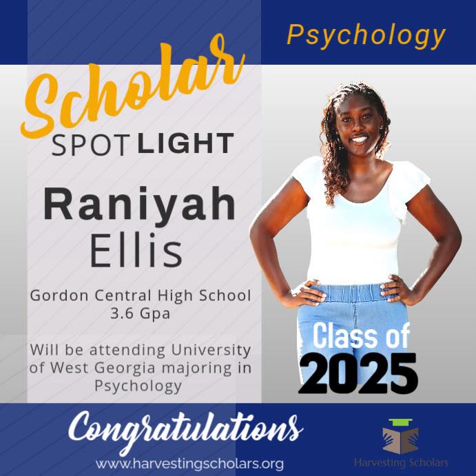 Meet Raniyah Ellis , a proud member... - Harvesting Scholars | Facebook