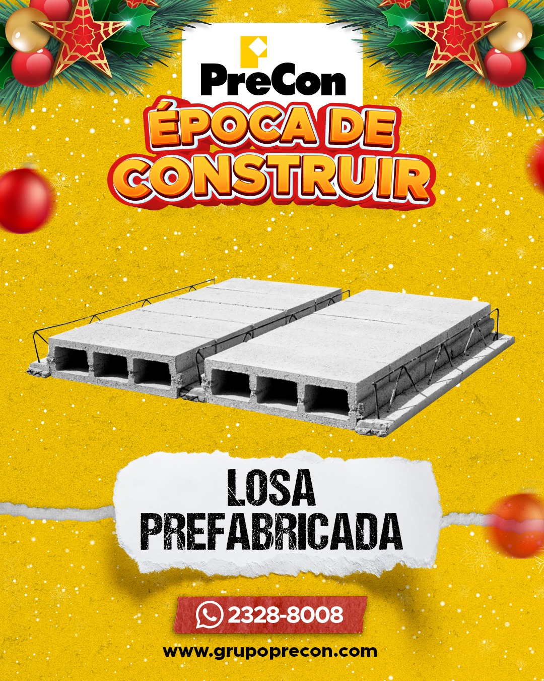Precon - El sistema de losa prefabricada es ideal para la...