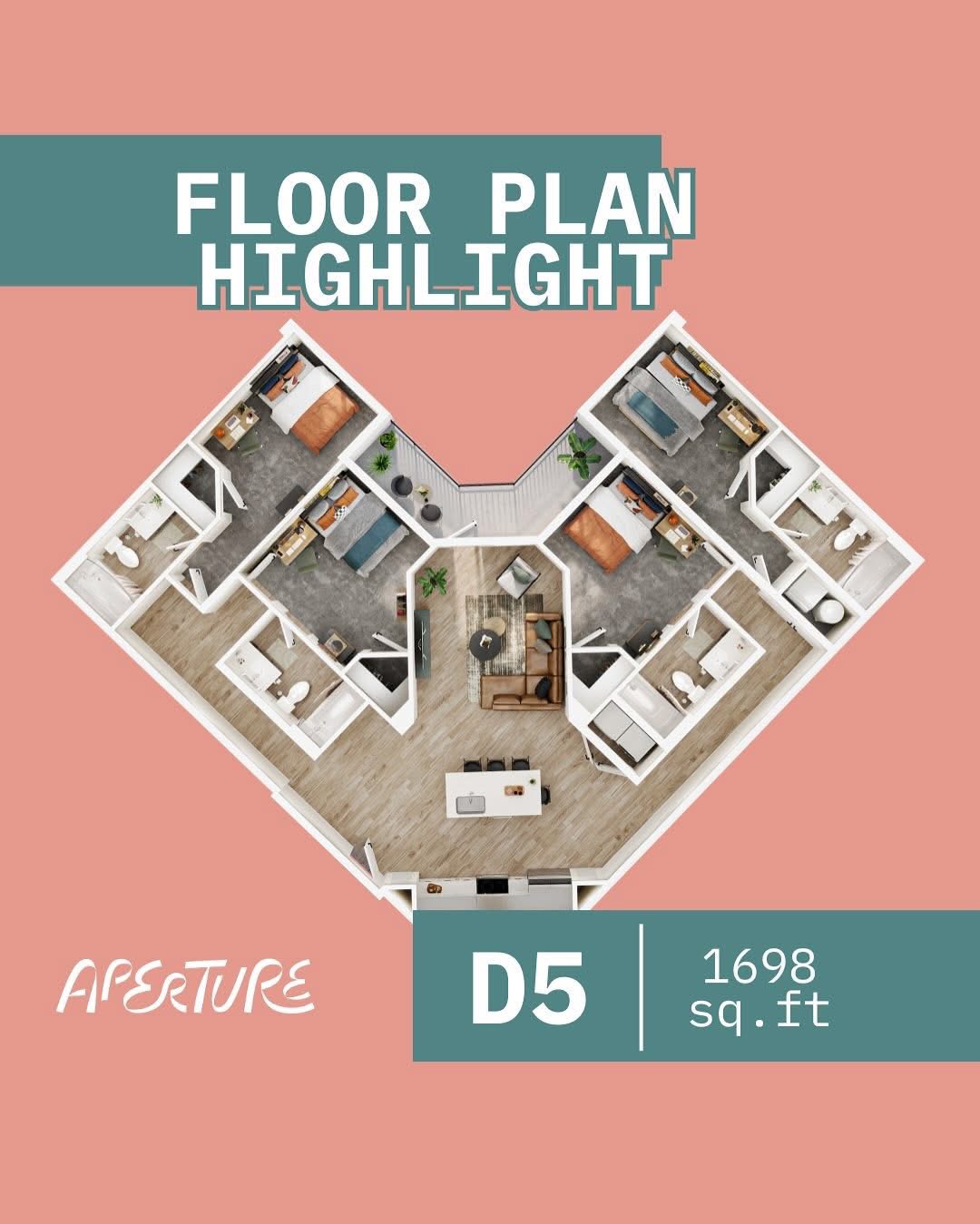 Subletting rooms at Aperture apartment complex near UCF