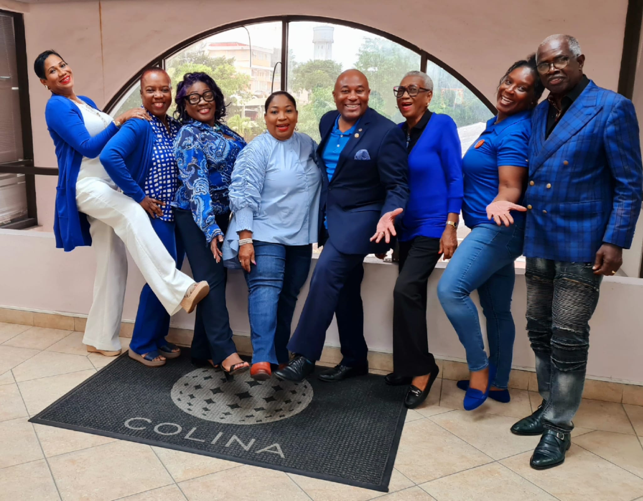 Beautiful in blue! Team Colina... - Colina Insurance Limited