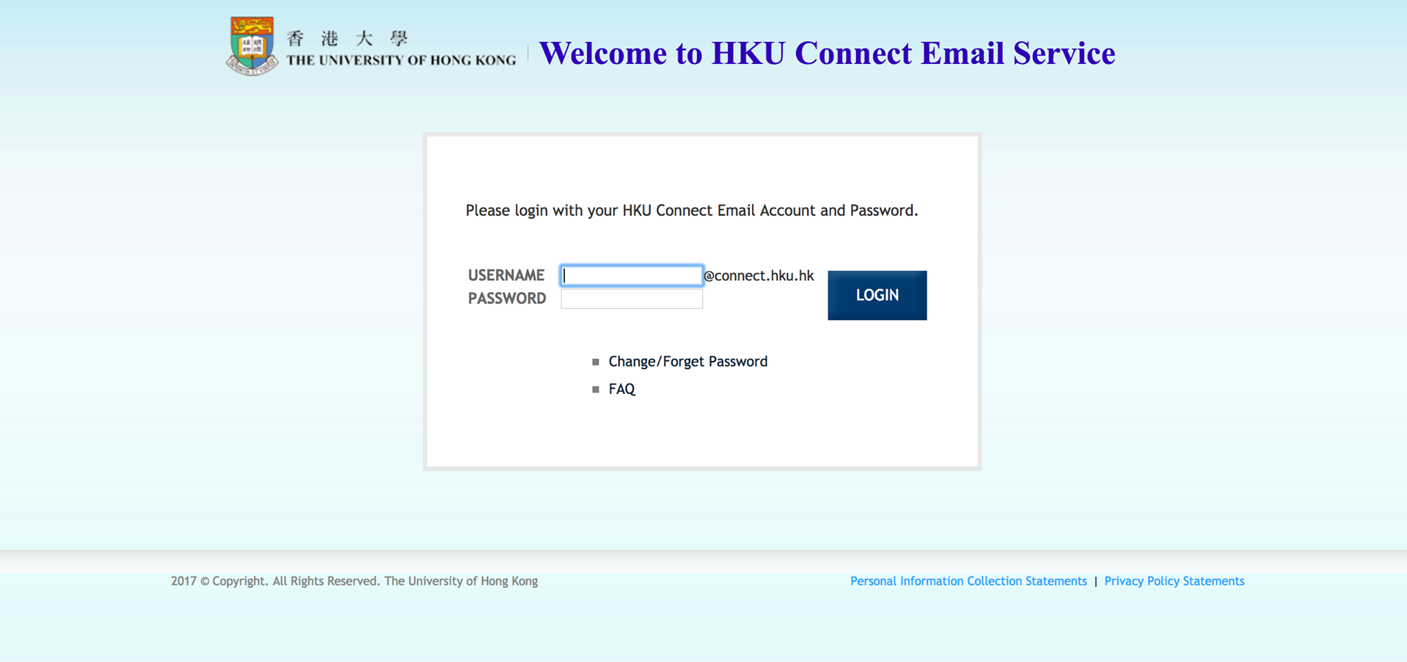 [Graduate Privilege – Email account]... - HKU Class of 2017