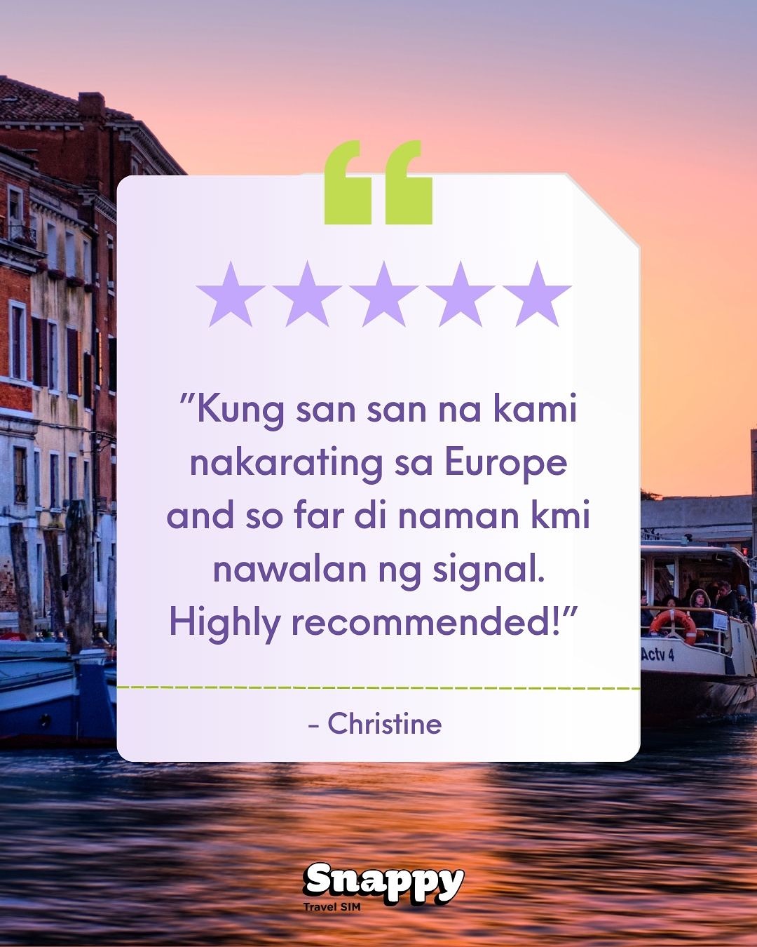 Snappy Travel SIM | Makati