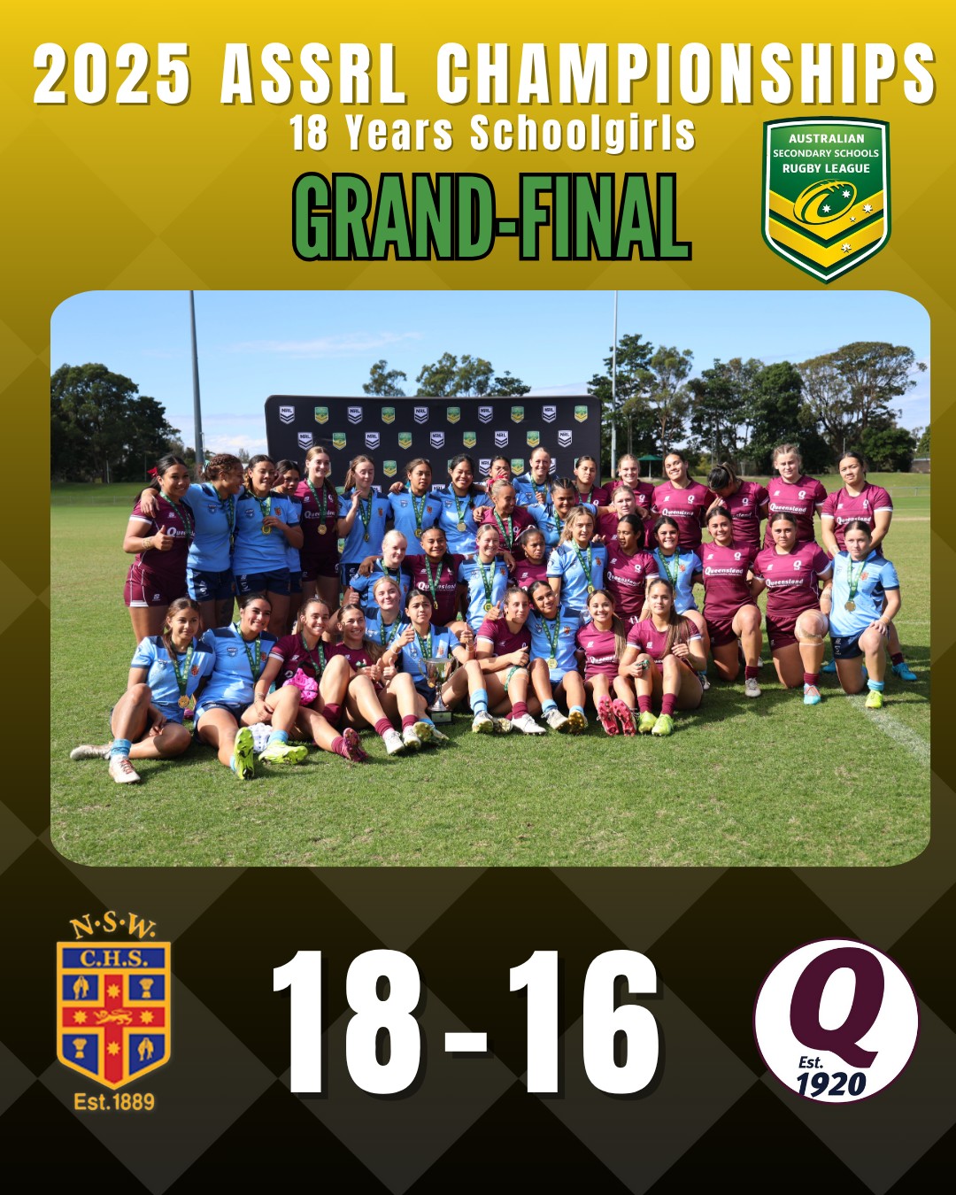 QSSRL - Queensland School Sports Carnival | 🏆🏆🏉 QSSRL 11-12 and 13-14 ...