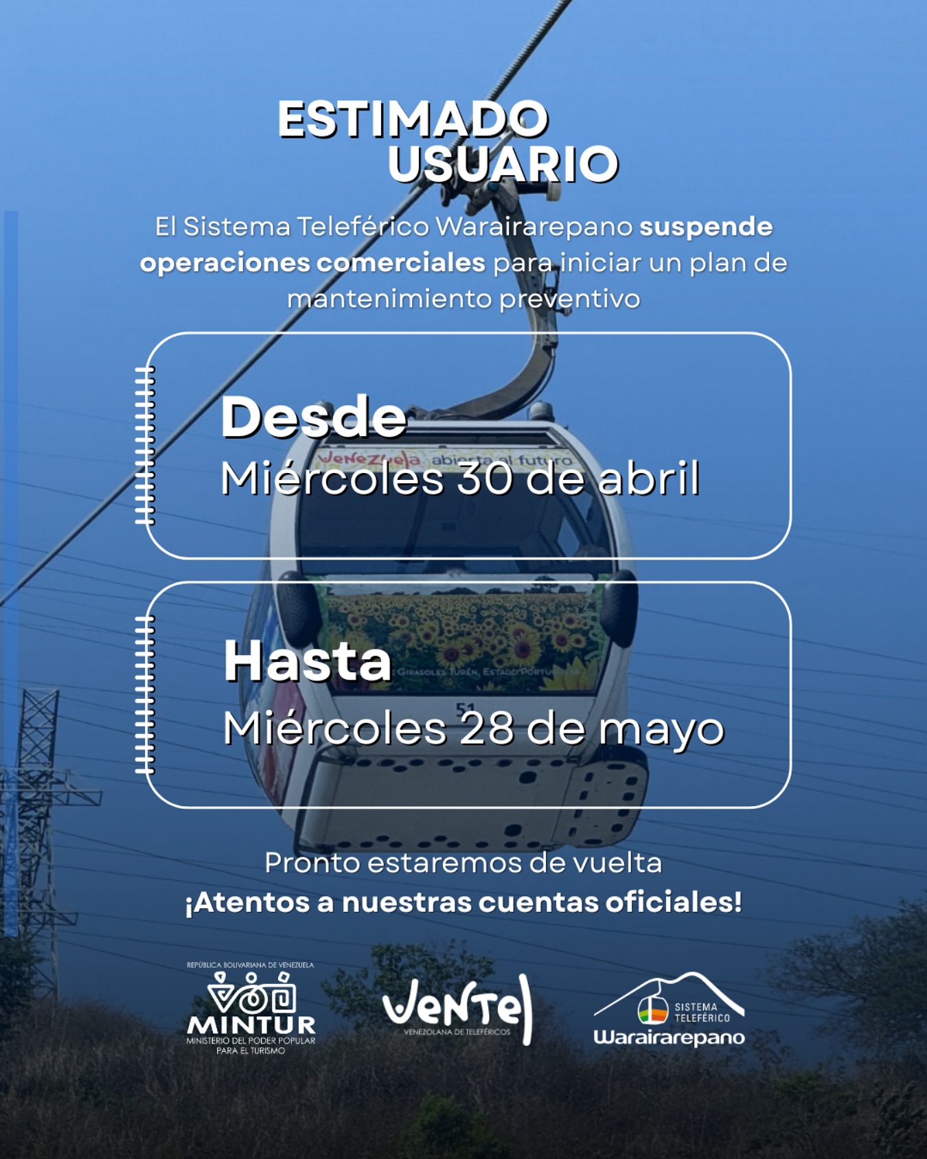 Teleférico Warairarepano | Caracas