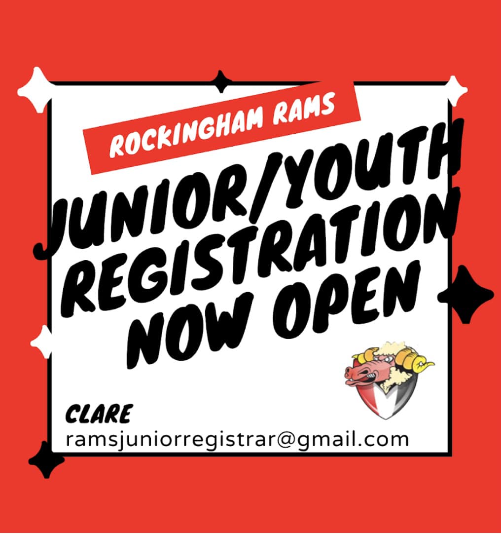 ️🐑🖤... - Rockingham Rams Football & Netball Club