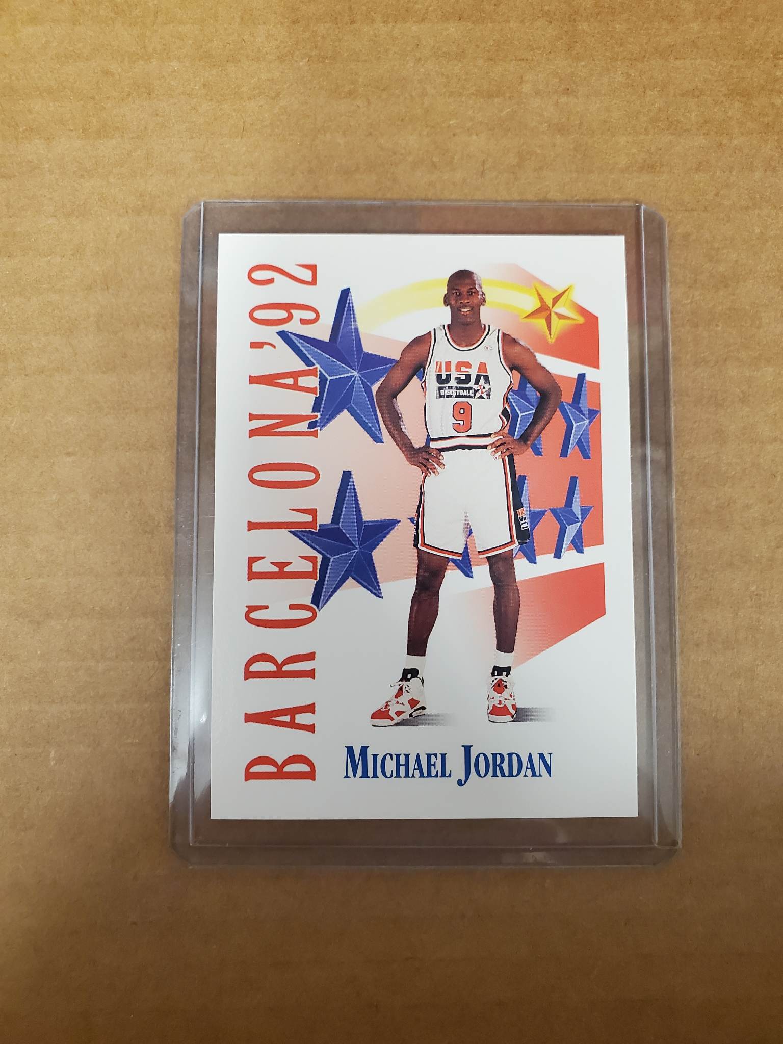 Michael Jordan 1992 SkyBox #534 - USA Olympic Dream Team Card 