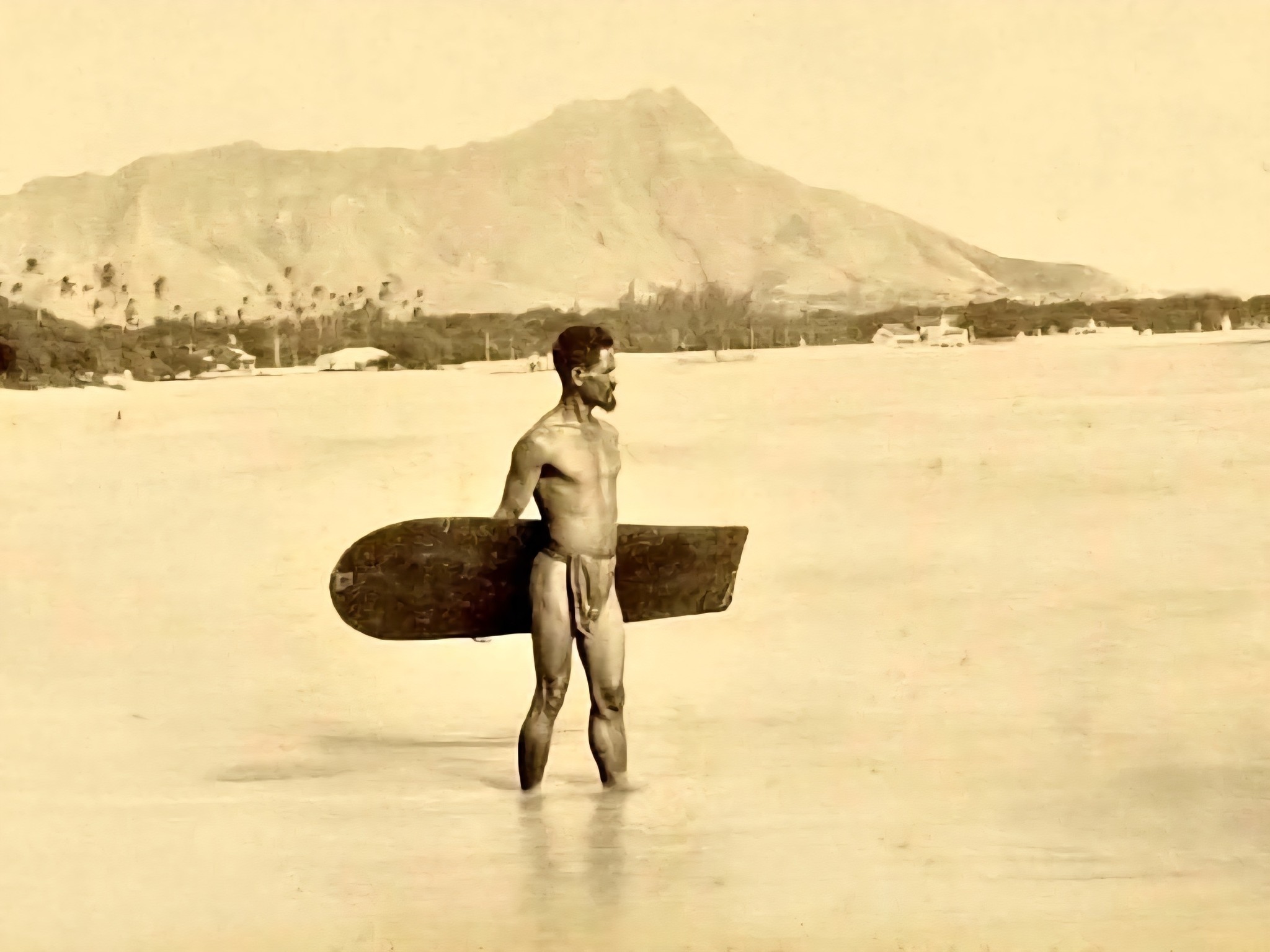 The Old Days.Surfboard