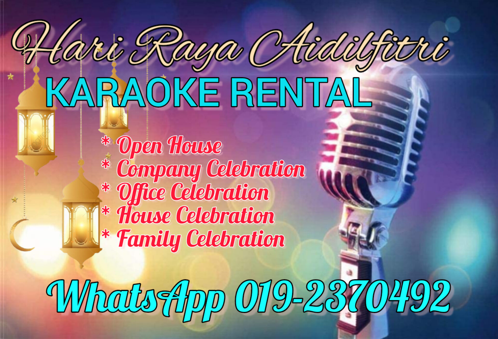 Hi everybody!!.. Raya is... - Karaoke Rental Kuala Lumpur | Facebook