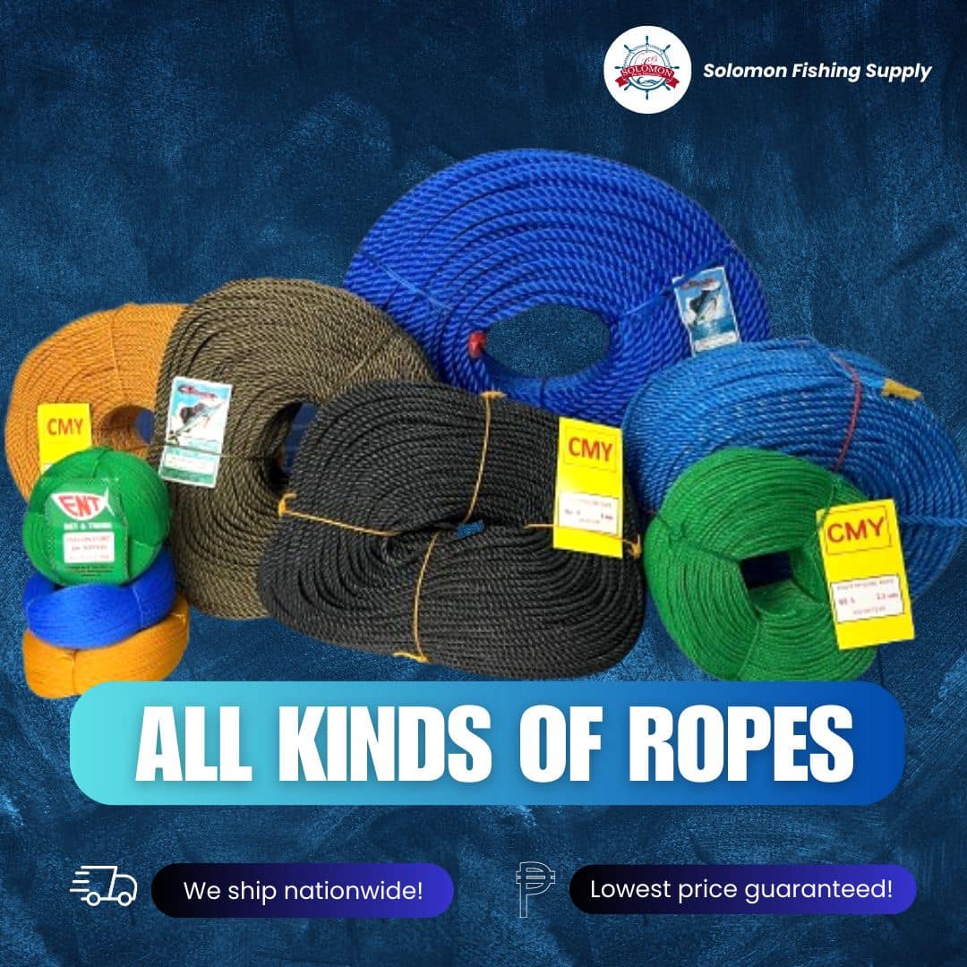 Solomon - ‼️ AVAILABLE: PE ROPE | PP ROPE | BRAIDED ROPE 👉🏻 Brands ...